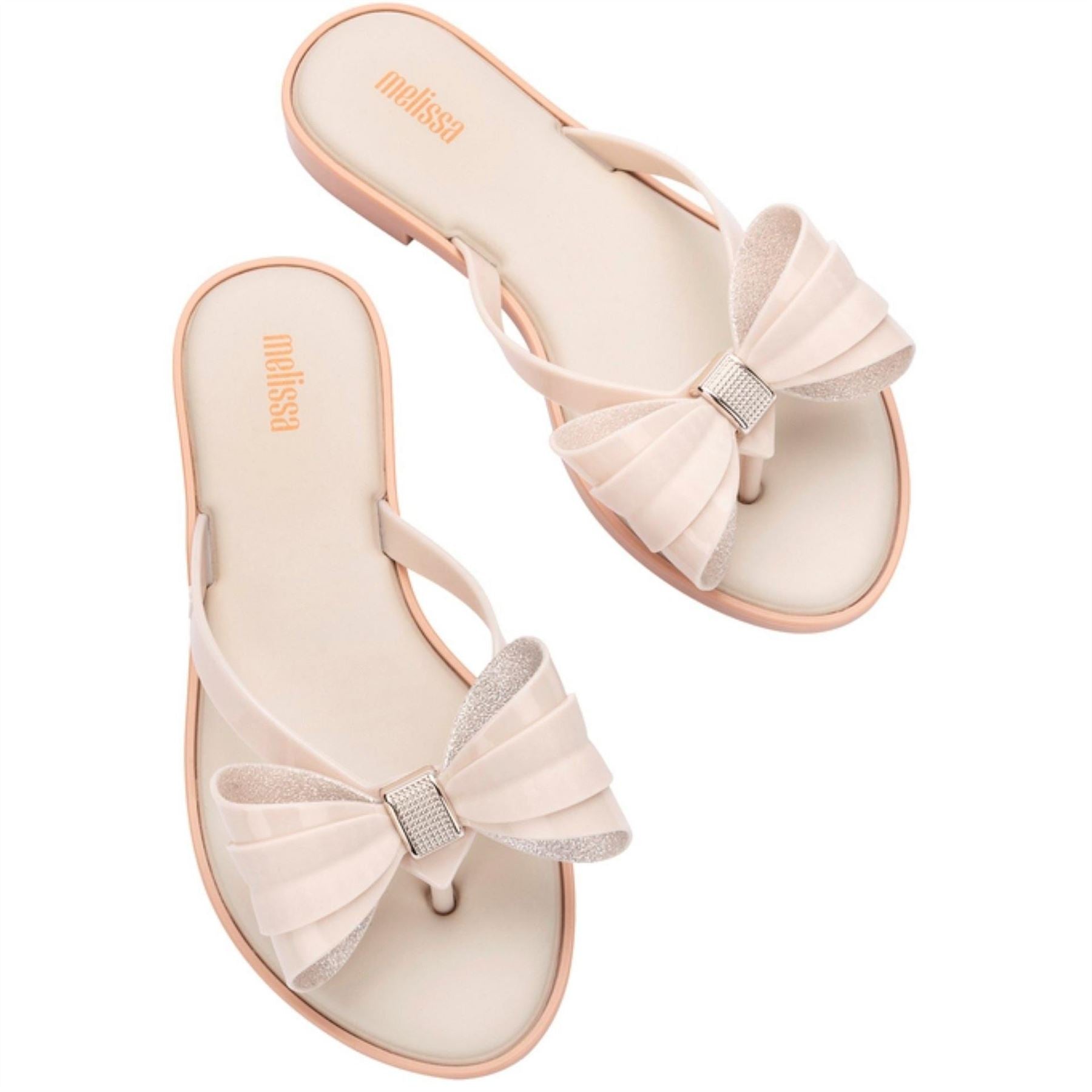 Melissa Slim Toe Post Thong Toe Sandals