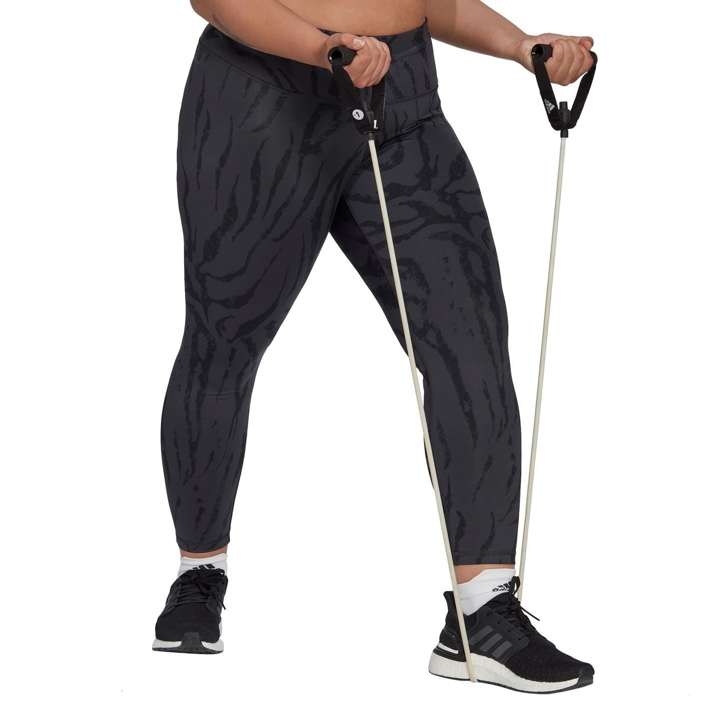 adidas Optime Training Icons Print 7 8 Leggings Ladies