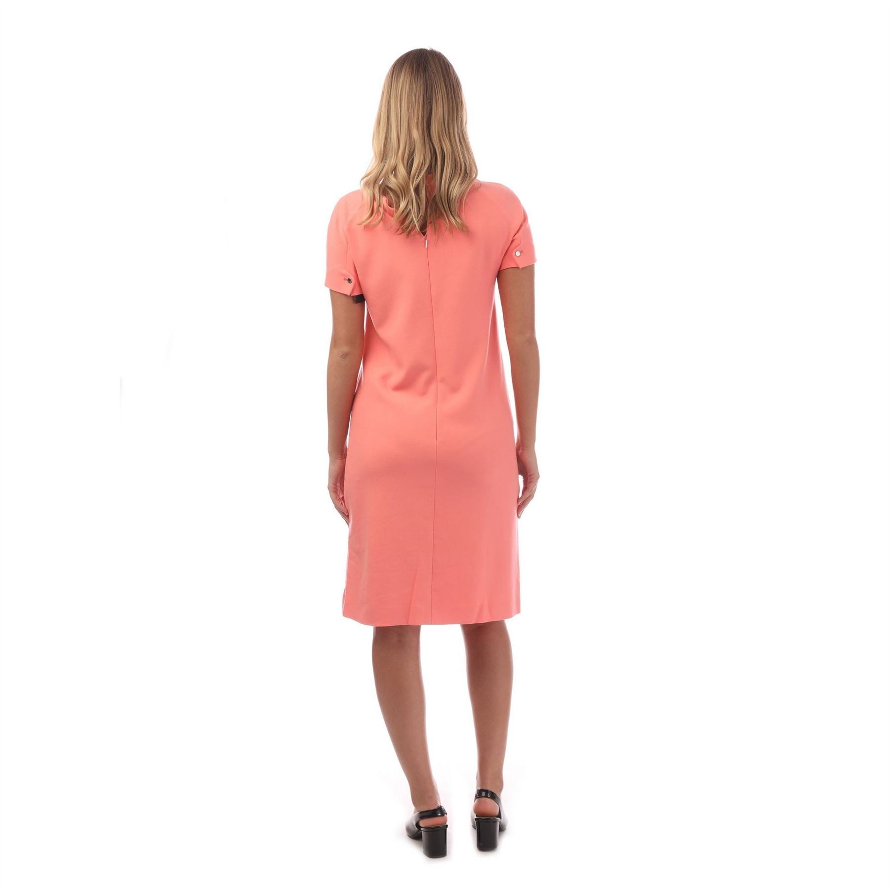 Boss Dizora Crew Neck Knee Length Shift Dress