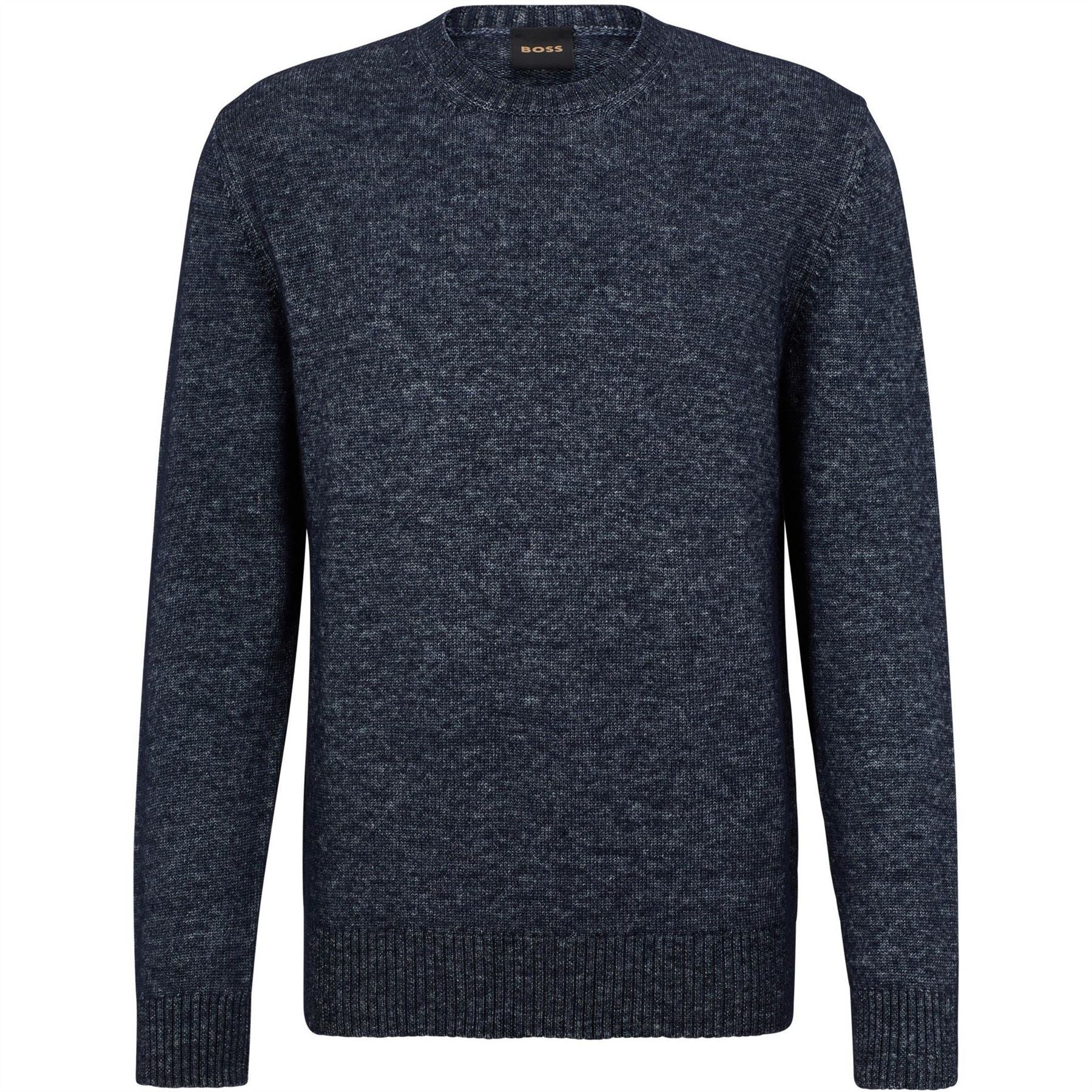 Boss Regular Fit Long Sleeve Crew Neck Sweater