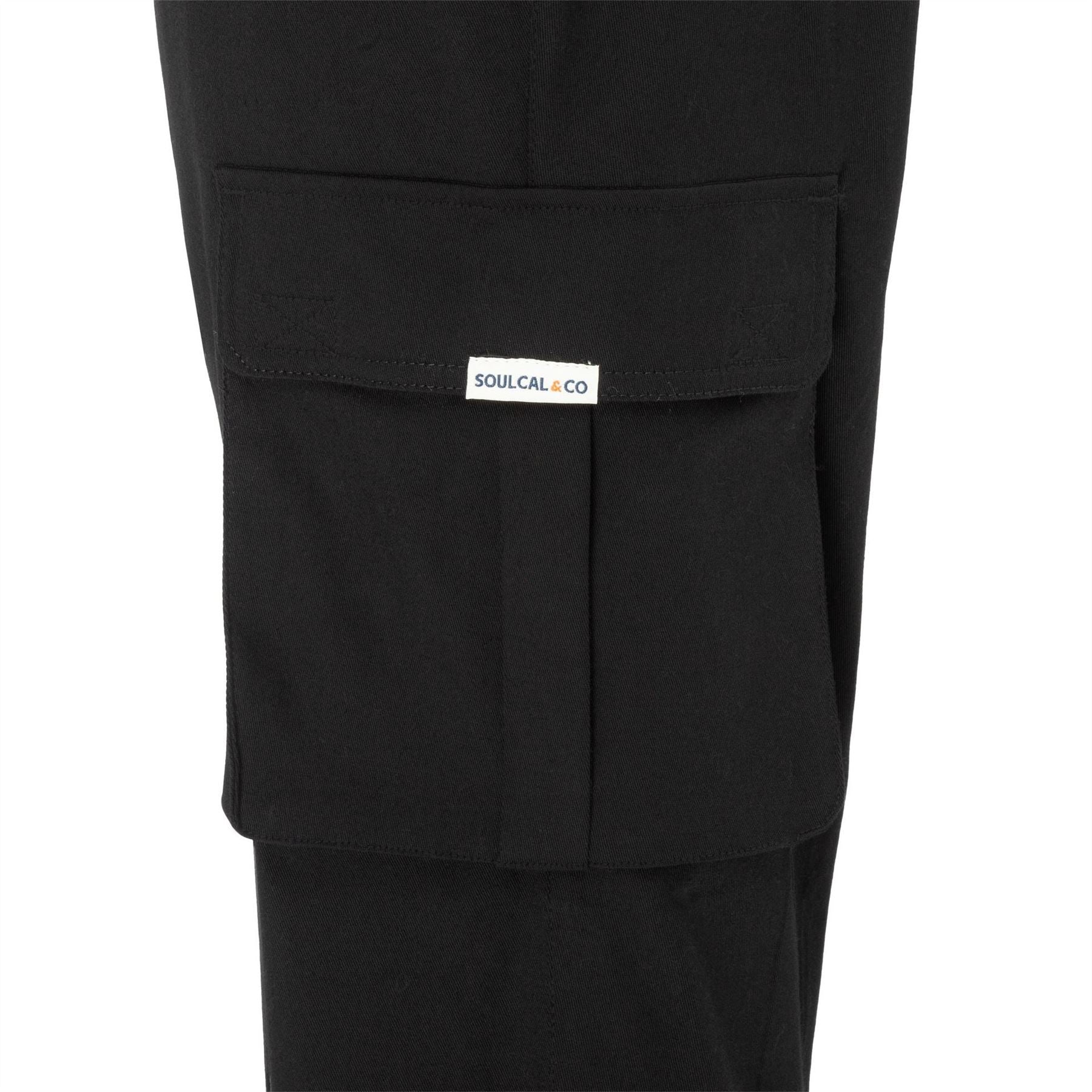 SoulCal Solid Patterned Straight Cargo Pants
