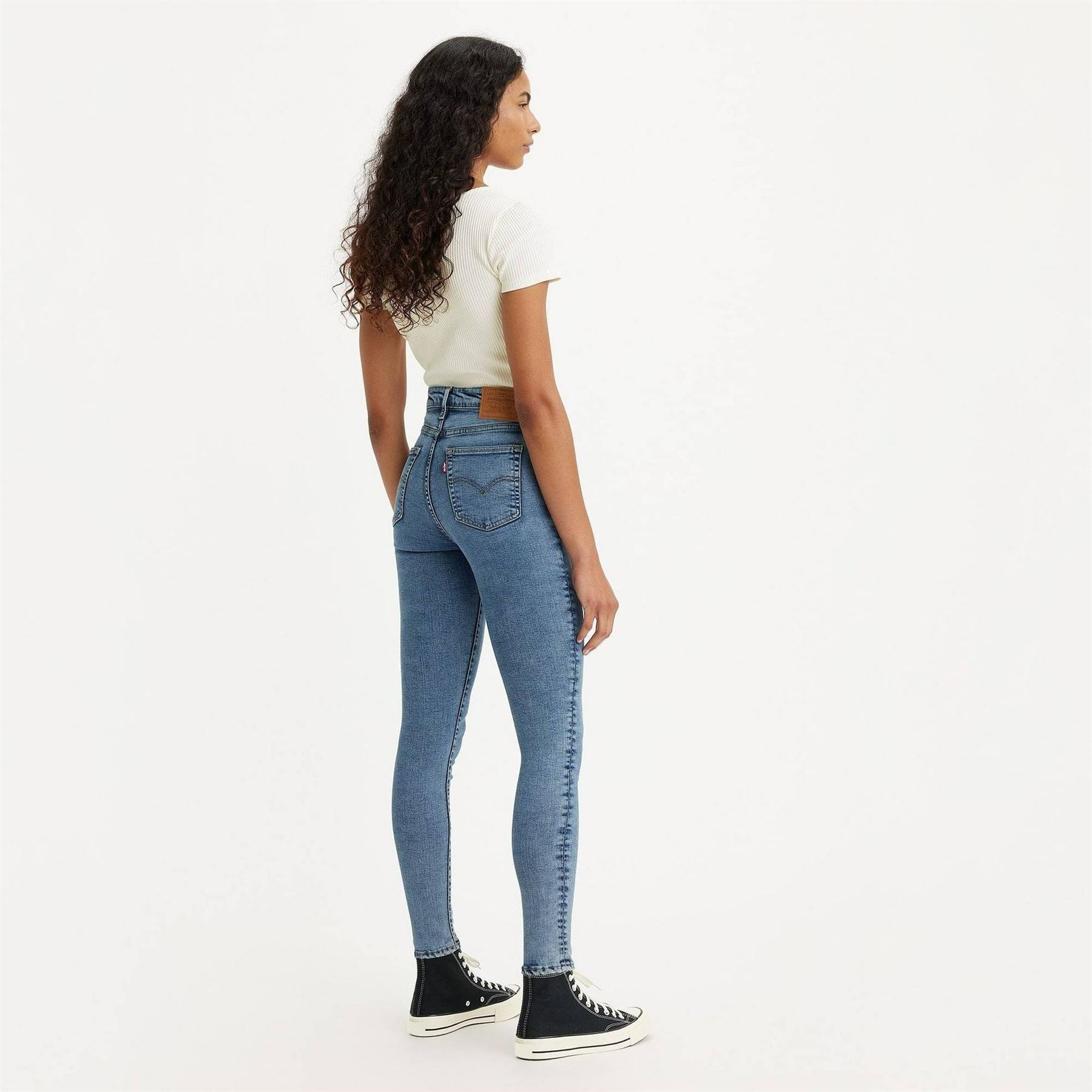 Levis 721 High Rise Cotton Stretch Skinny Jeans