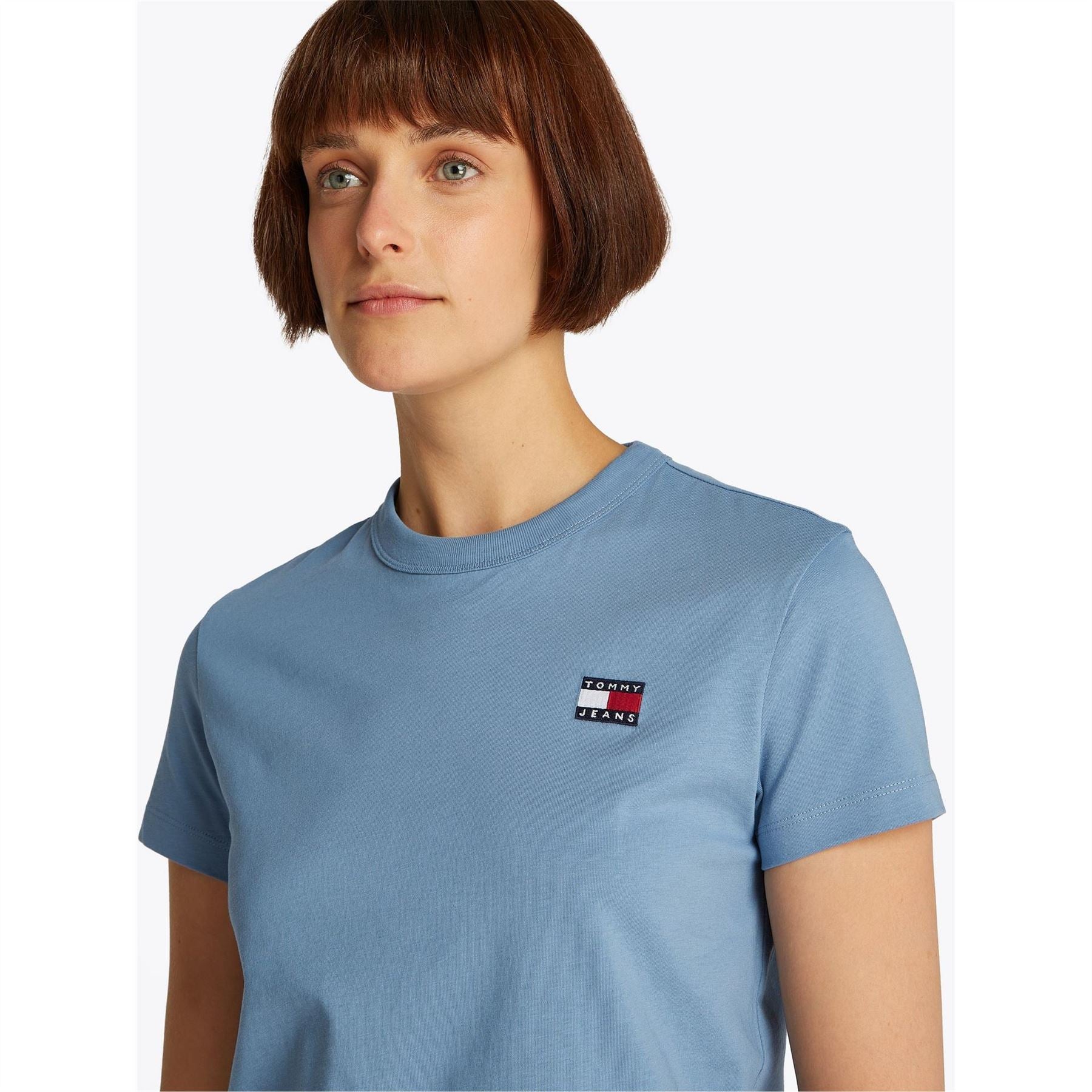 Tommy Jeans Regular Fit Badge Crew Neck T-Shirt