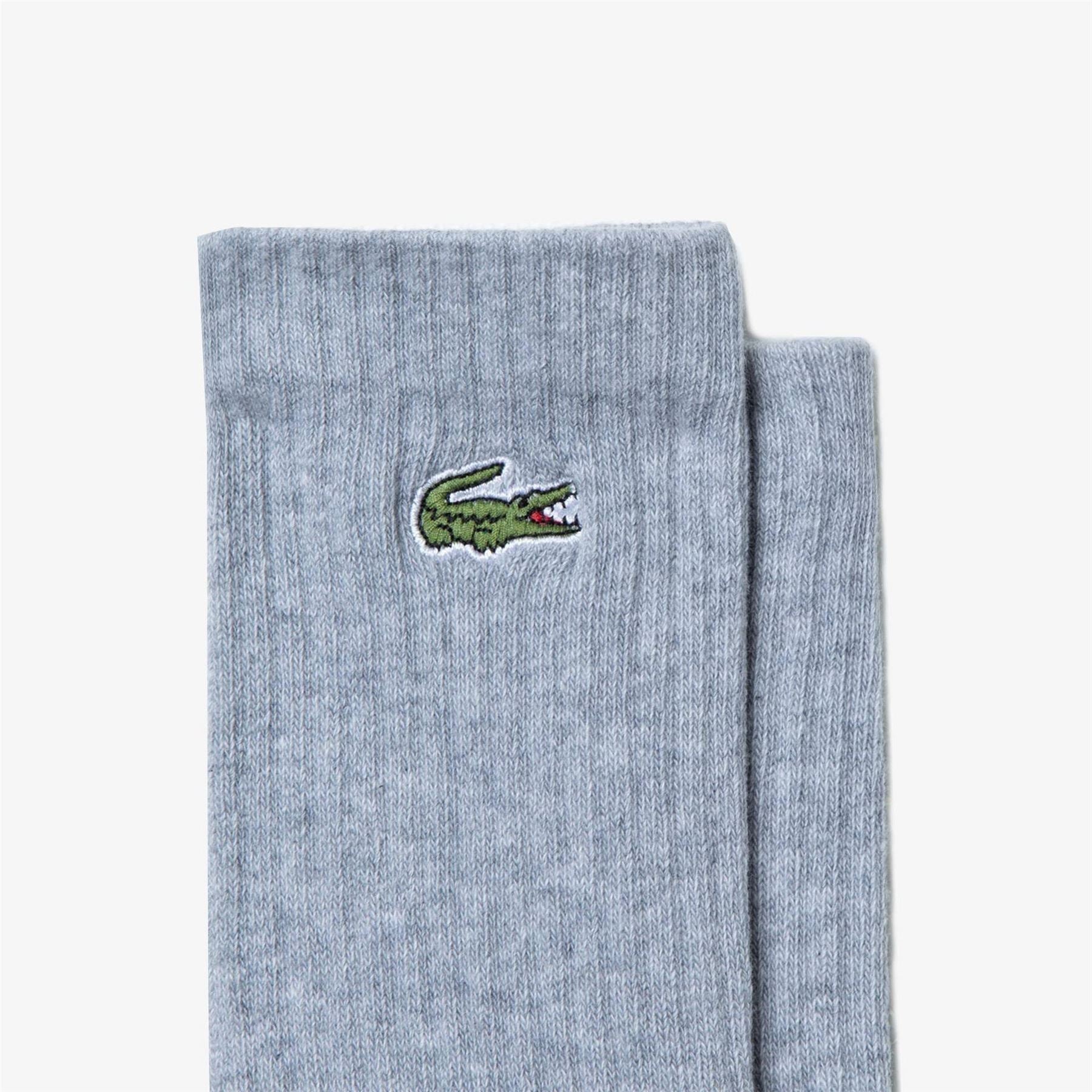 Lacoste Cotton Logo Crew Socks