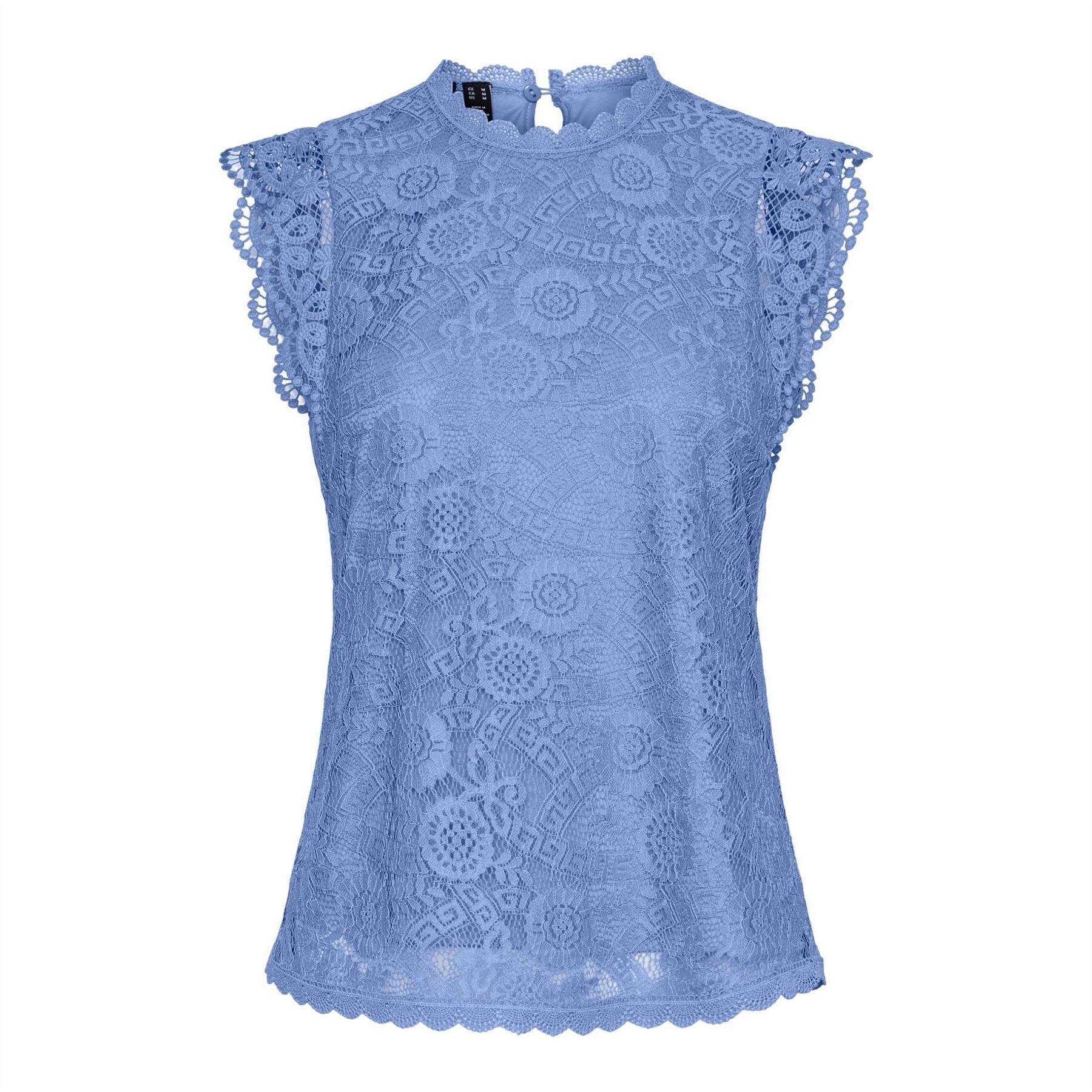 Pieces High Neck Regular Fit Blouse