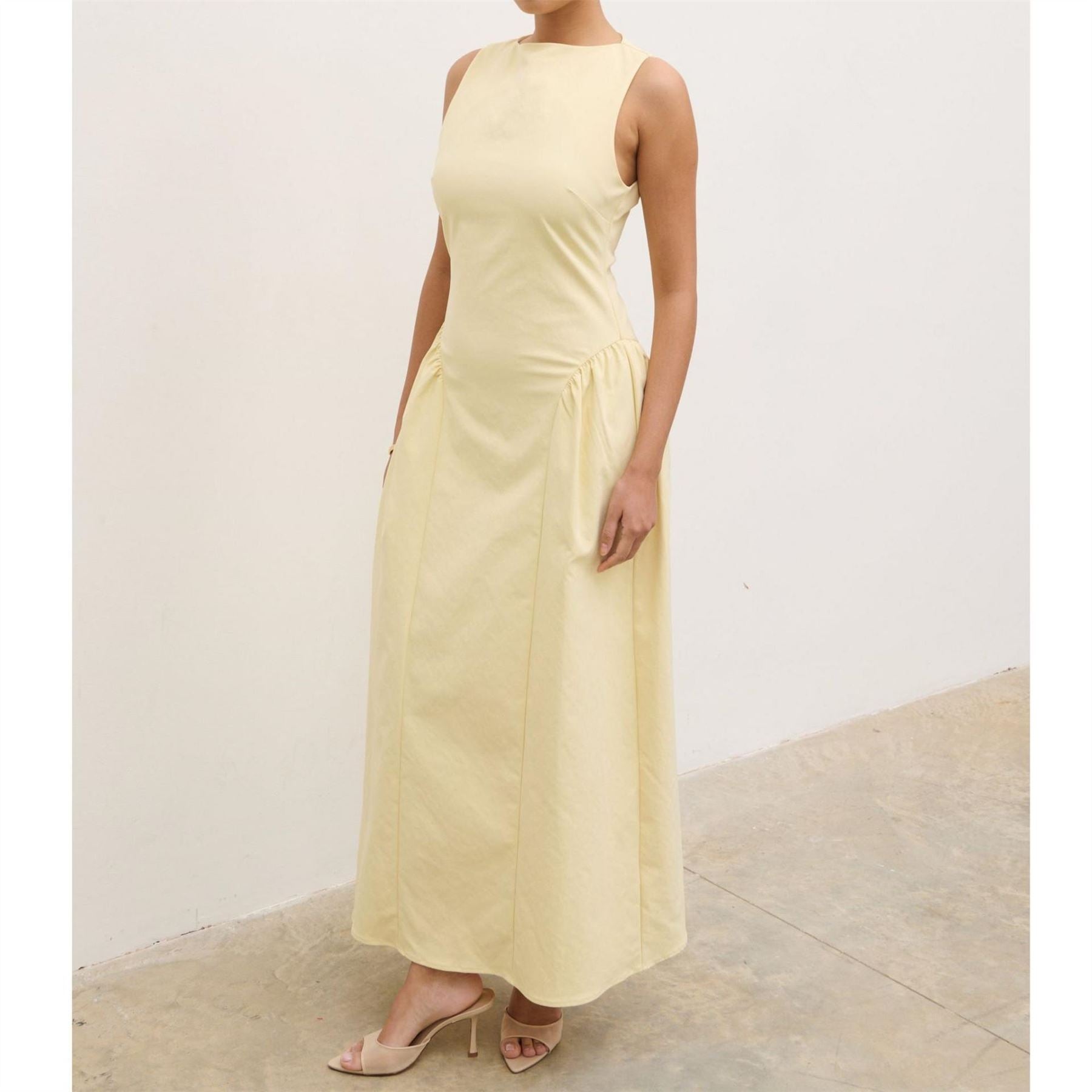 Pretty Lavish Sylvie Slash Neck Long Midaxi Dress