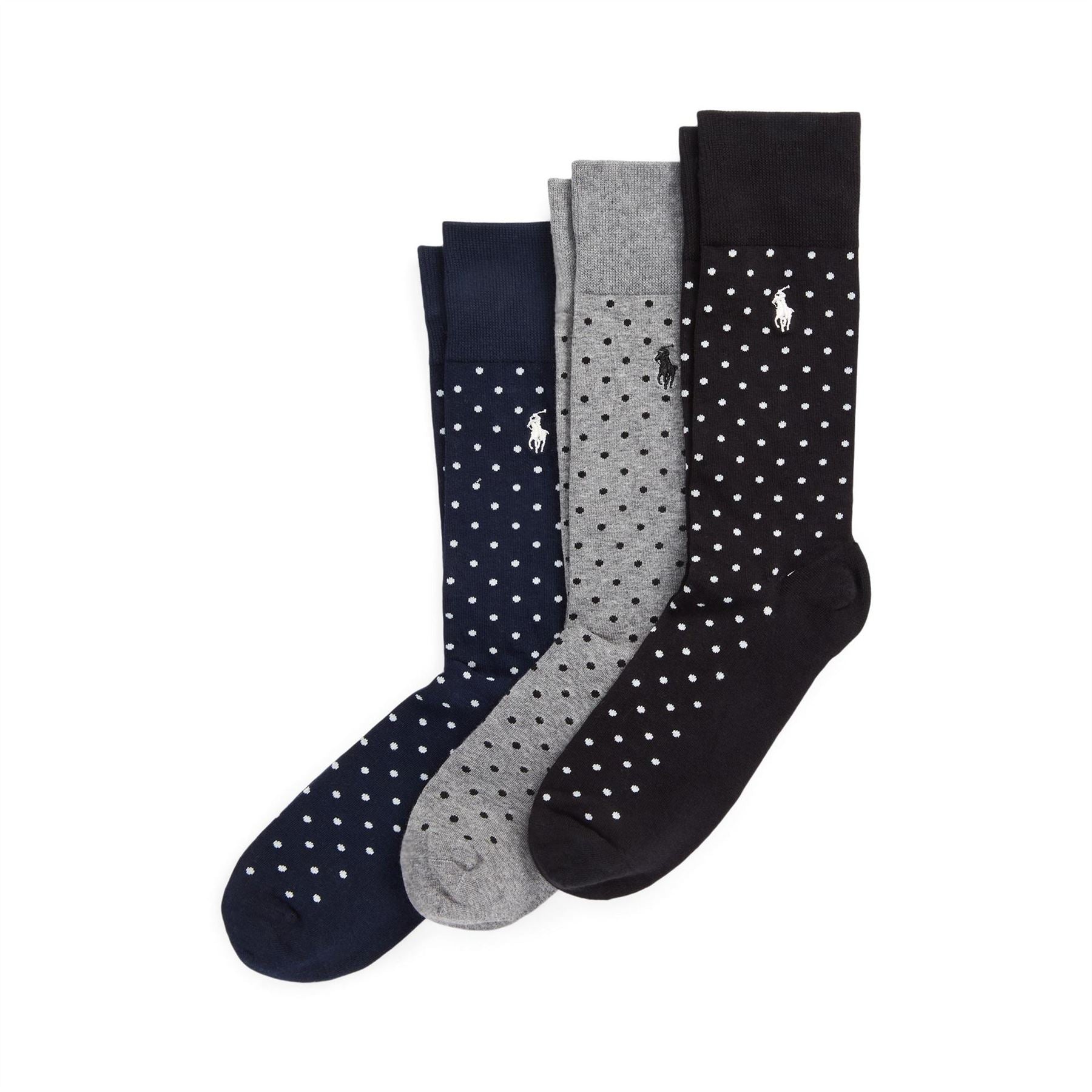Polo Ralph Lauren Pack Dot Crew Socks