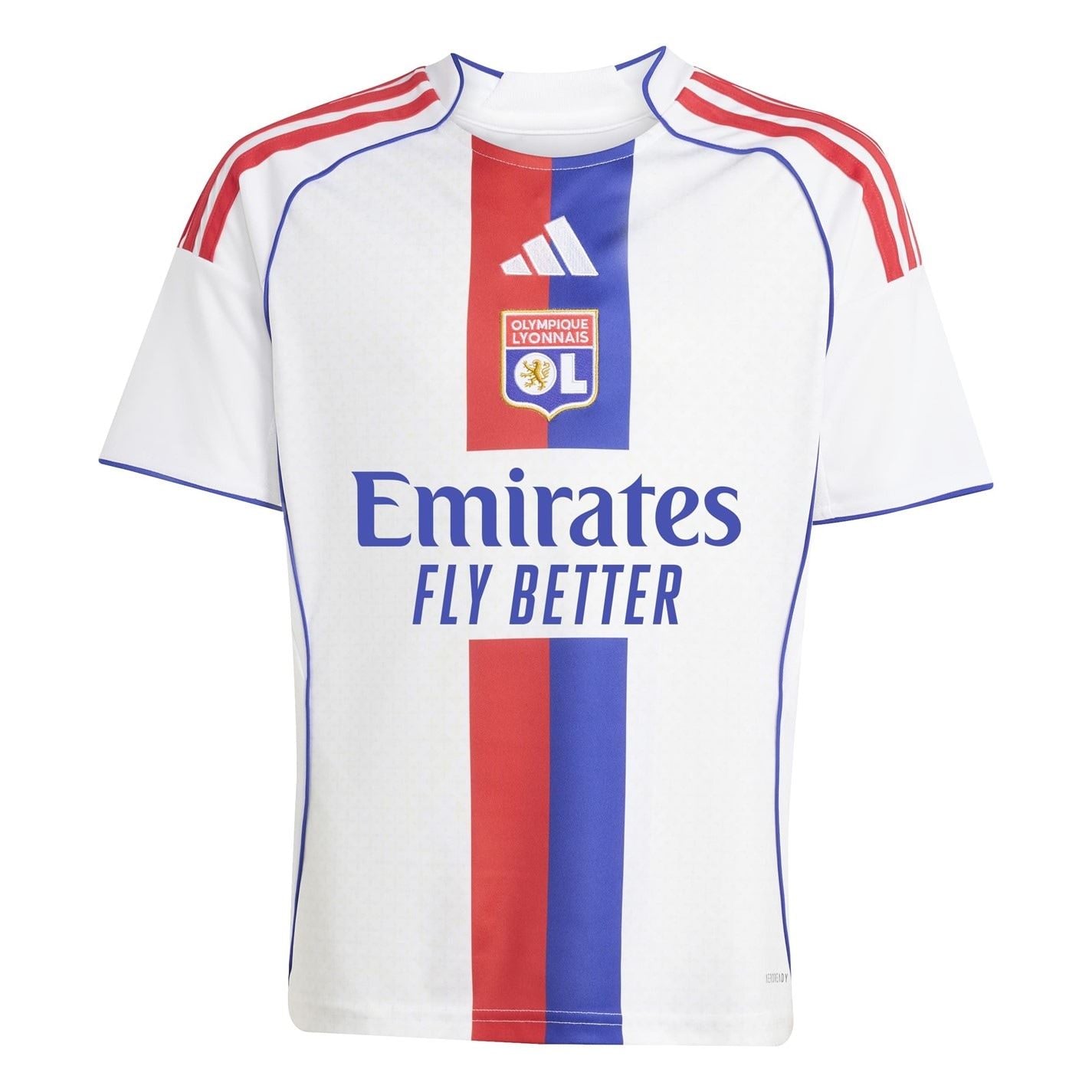 adidas Lyon Home Shirt 2025 2026 Juniors