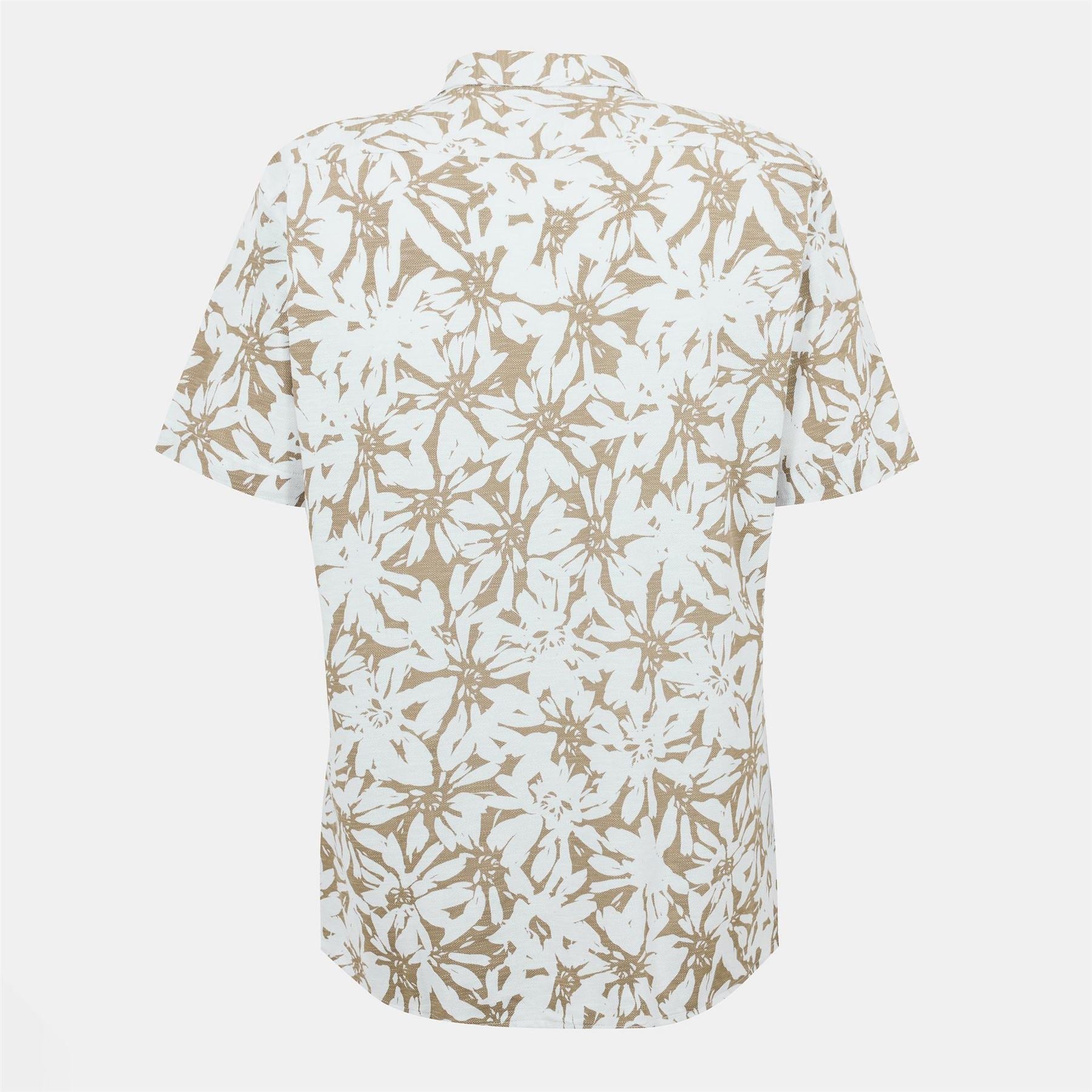 Boss Collared Neck Shirt Collar Short Sleeve Shirt