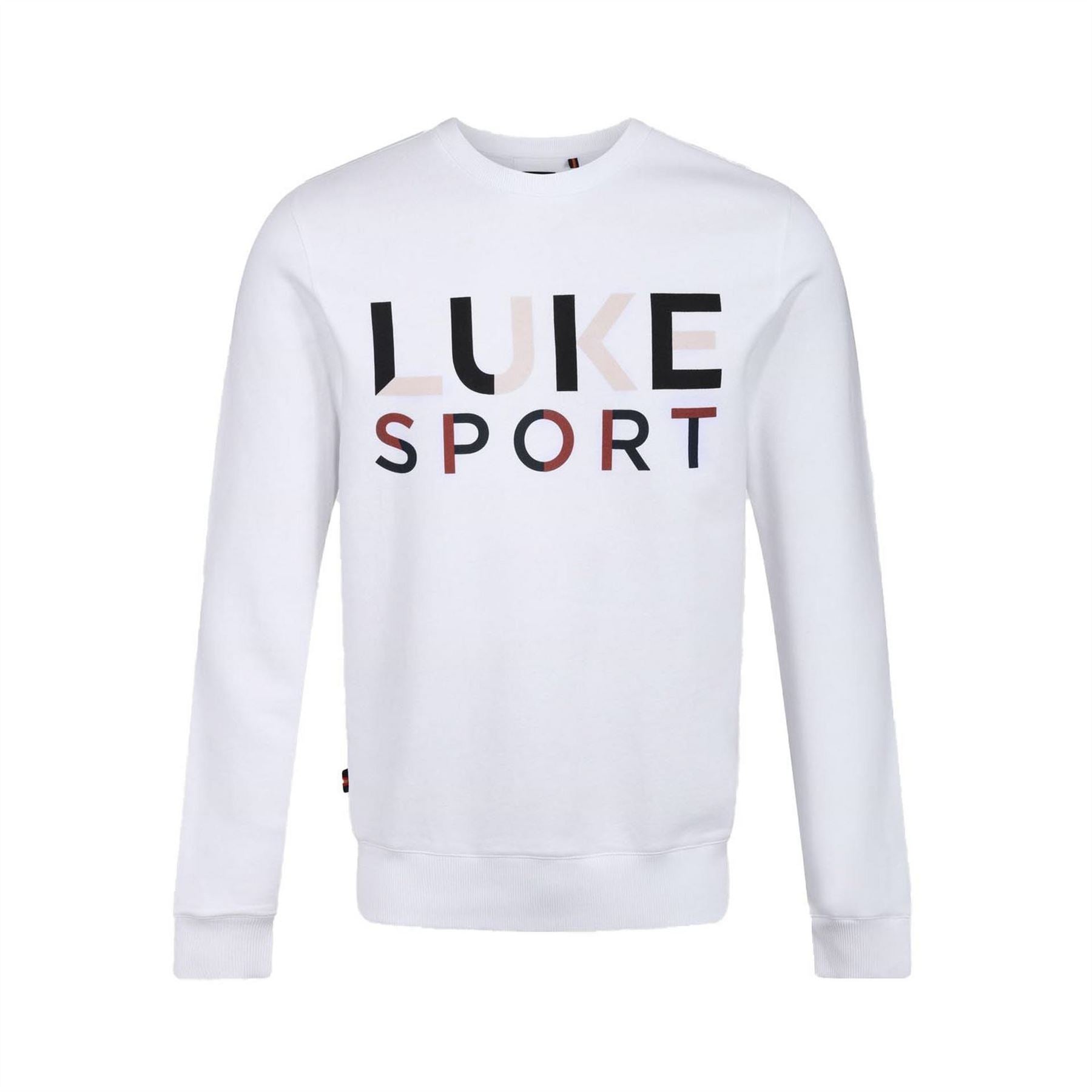 Luke Texty Lettering Regular Fit Sweatshirt