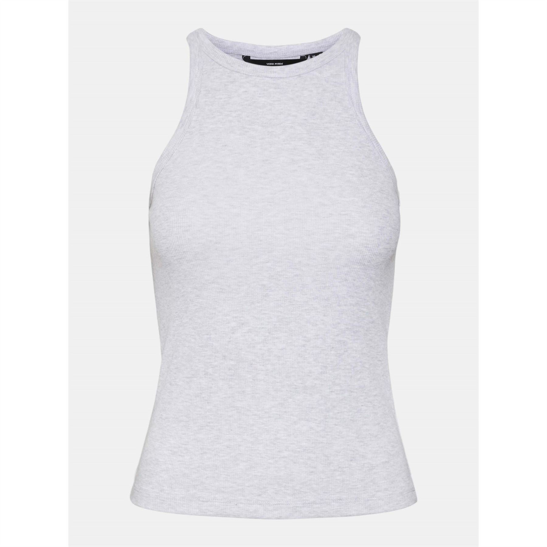 Vero Moda Box Tank Crew Neck Sleeveless Top
