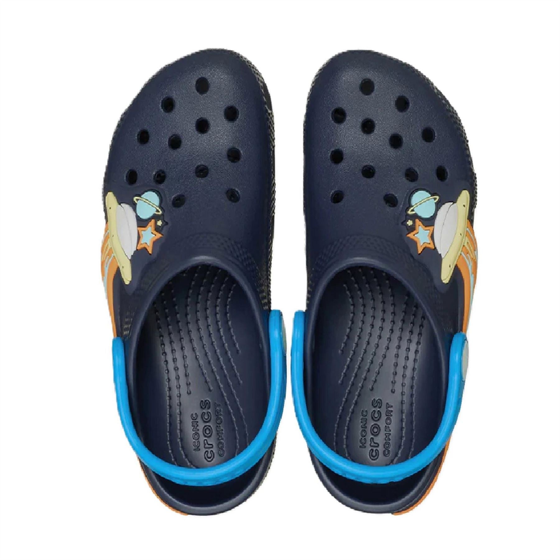 Crocs Classic Ufo Lights Cartoon Graphic Shuv Clogs