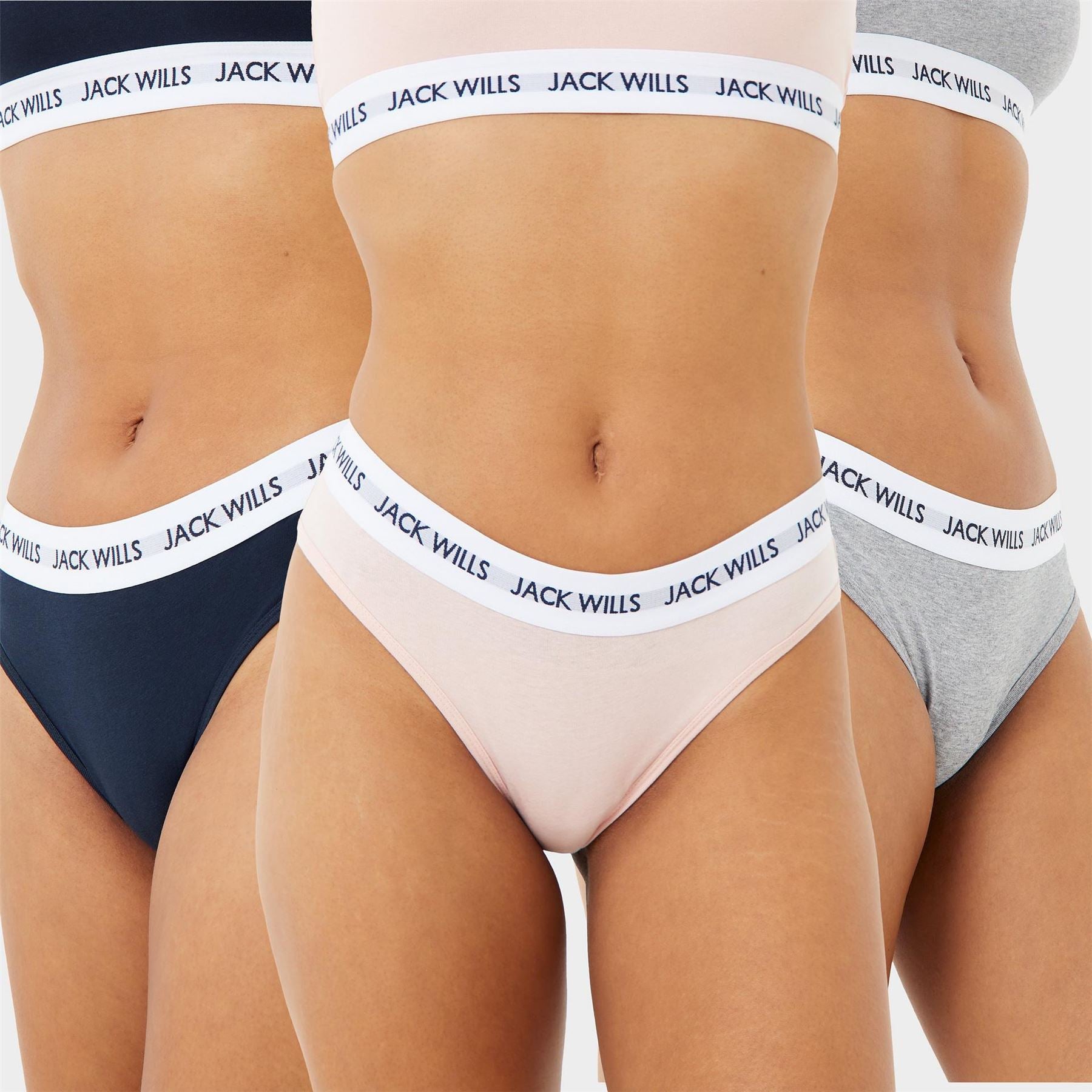 Jack Wills Wilden Multipack Boy Pants 3 Pack Ladies