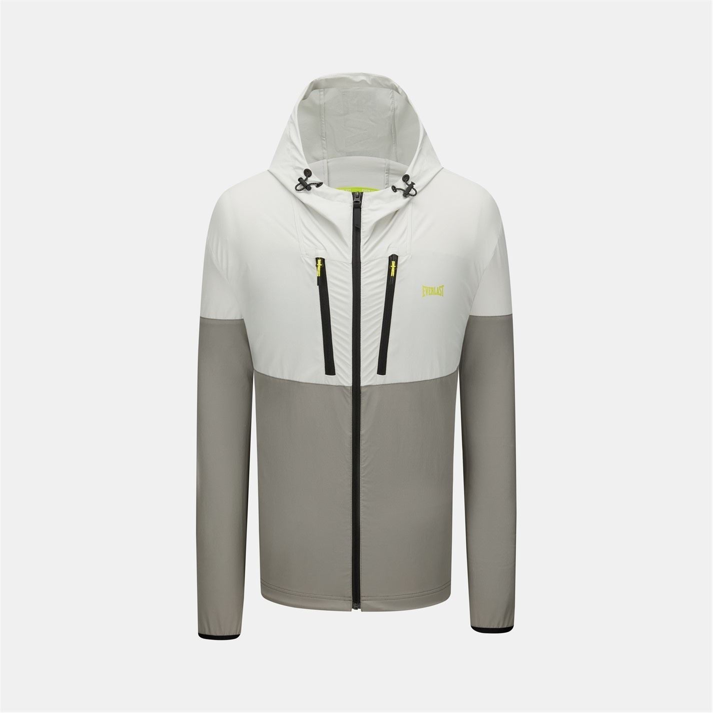 Everlast NRG Color Block Hooded Drawstring Track Jacket with Logo