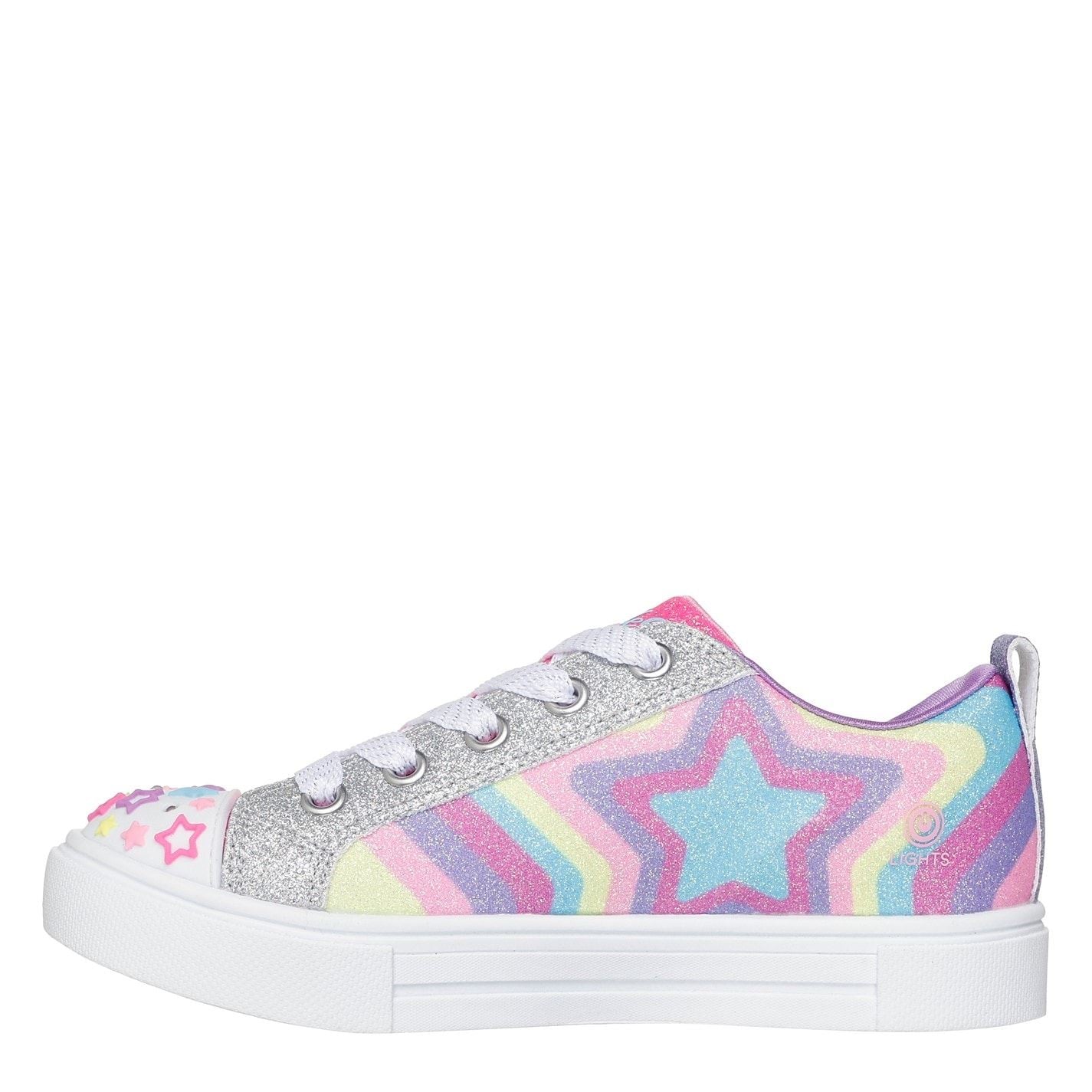 Skechers Twinkle Sparks Graphic Print Low Top Sneakers