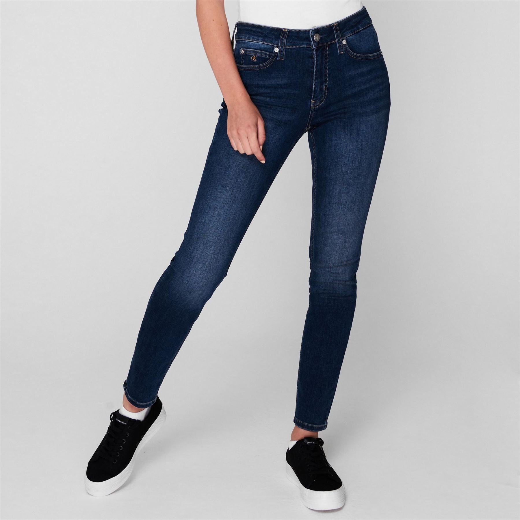 Calvin Klein Jeans Mid Rise Skinny Jeans