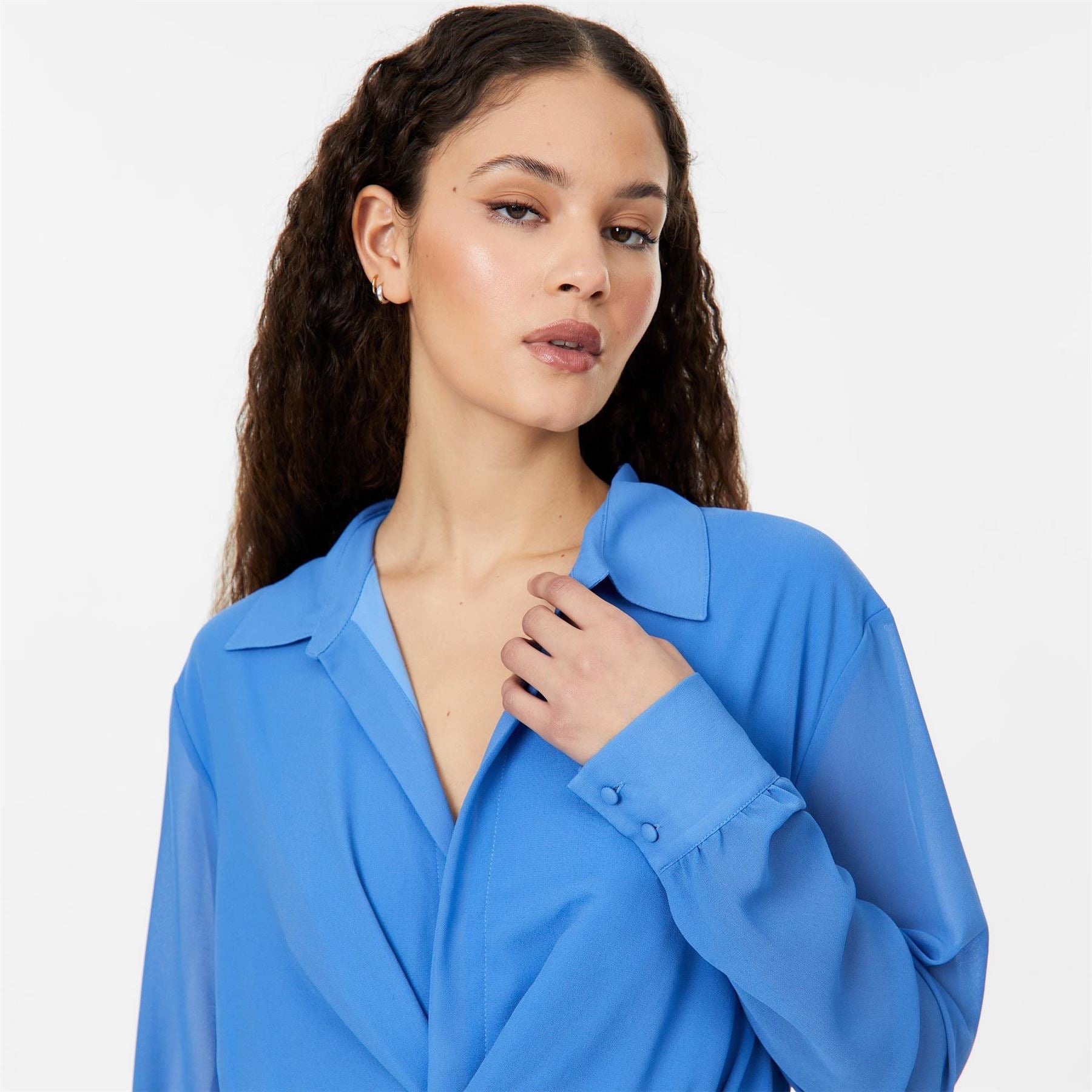 Jack Wills Draped Shirt Dress