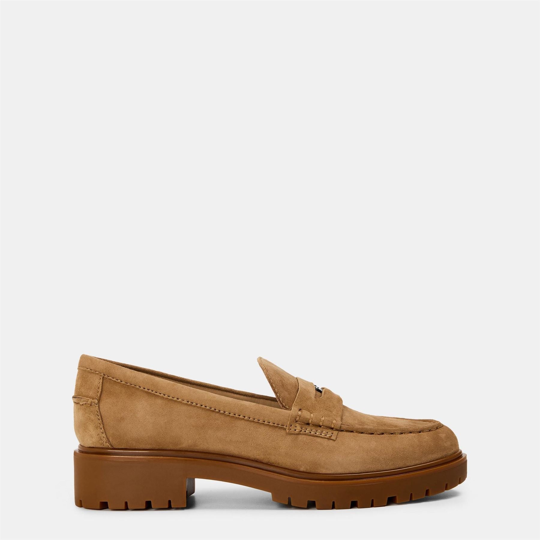 Lauren by Ralph Lauren Marli Penny Loafers Chunky Heel