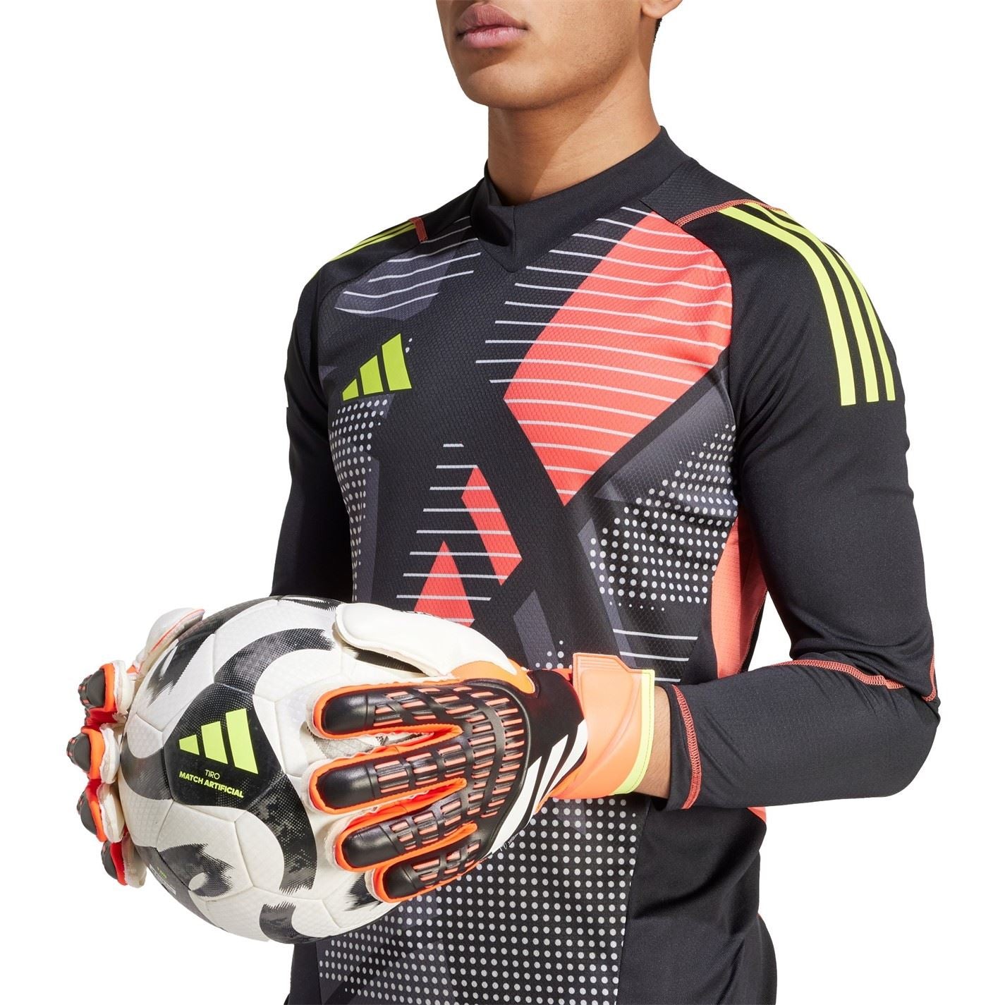 adidas Predator Match Fingersave Goalkeeper Gloves Adults