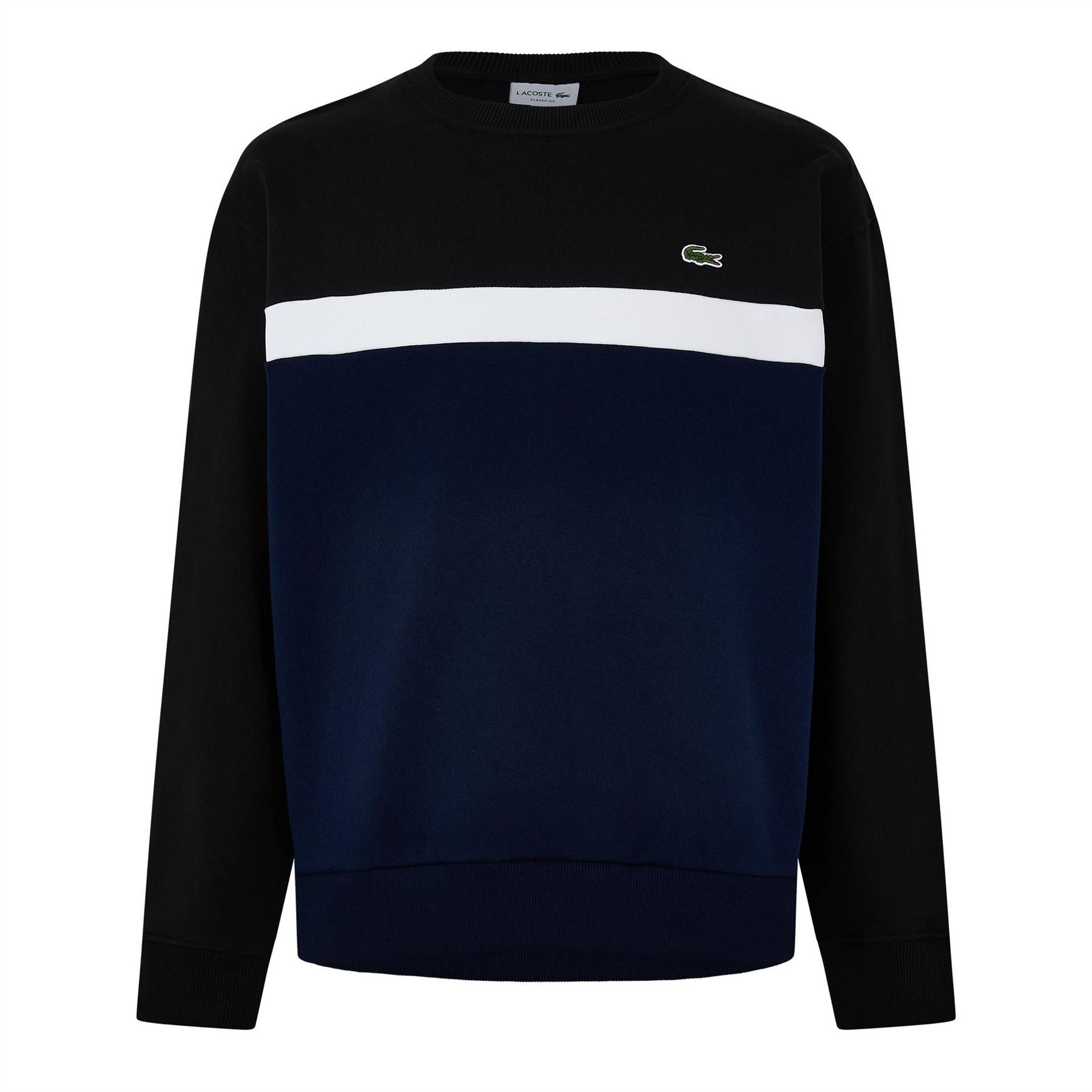 Lacoste Mens Colour-block Fleece Sweatshirt