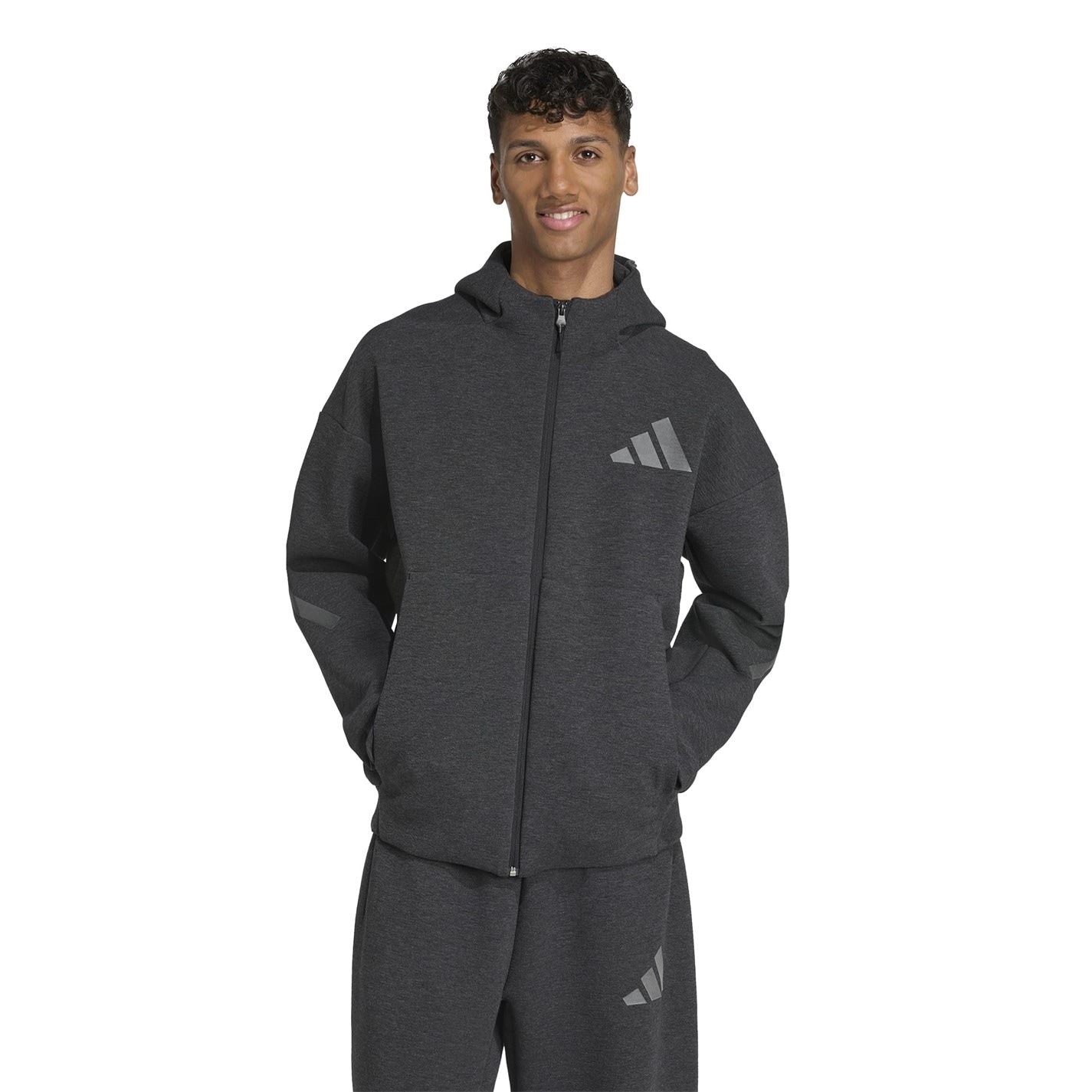 adidas Mens Z.n.e. Premium Full Zip Hoodie