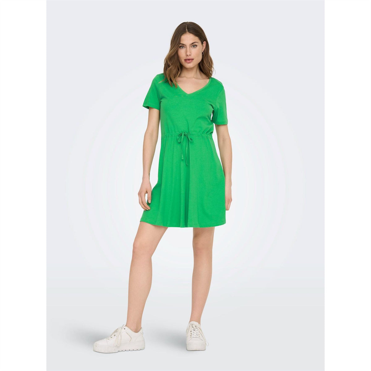 Only May V-Neck Mini T-Shirt Dress