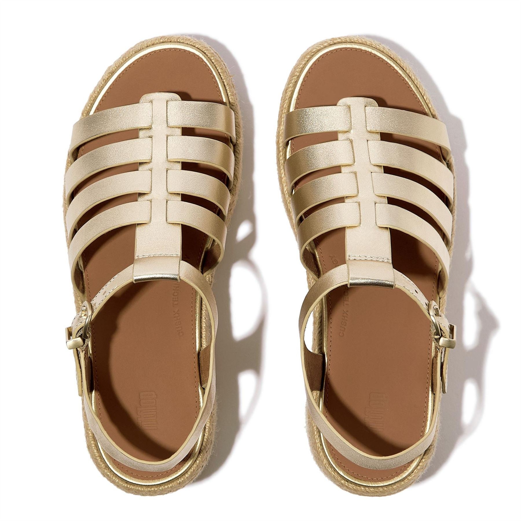 Fitflop Platform Gladiator Espadrille Wedge Sandals