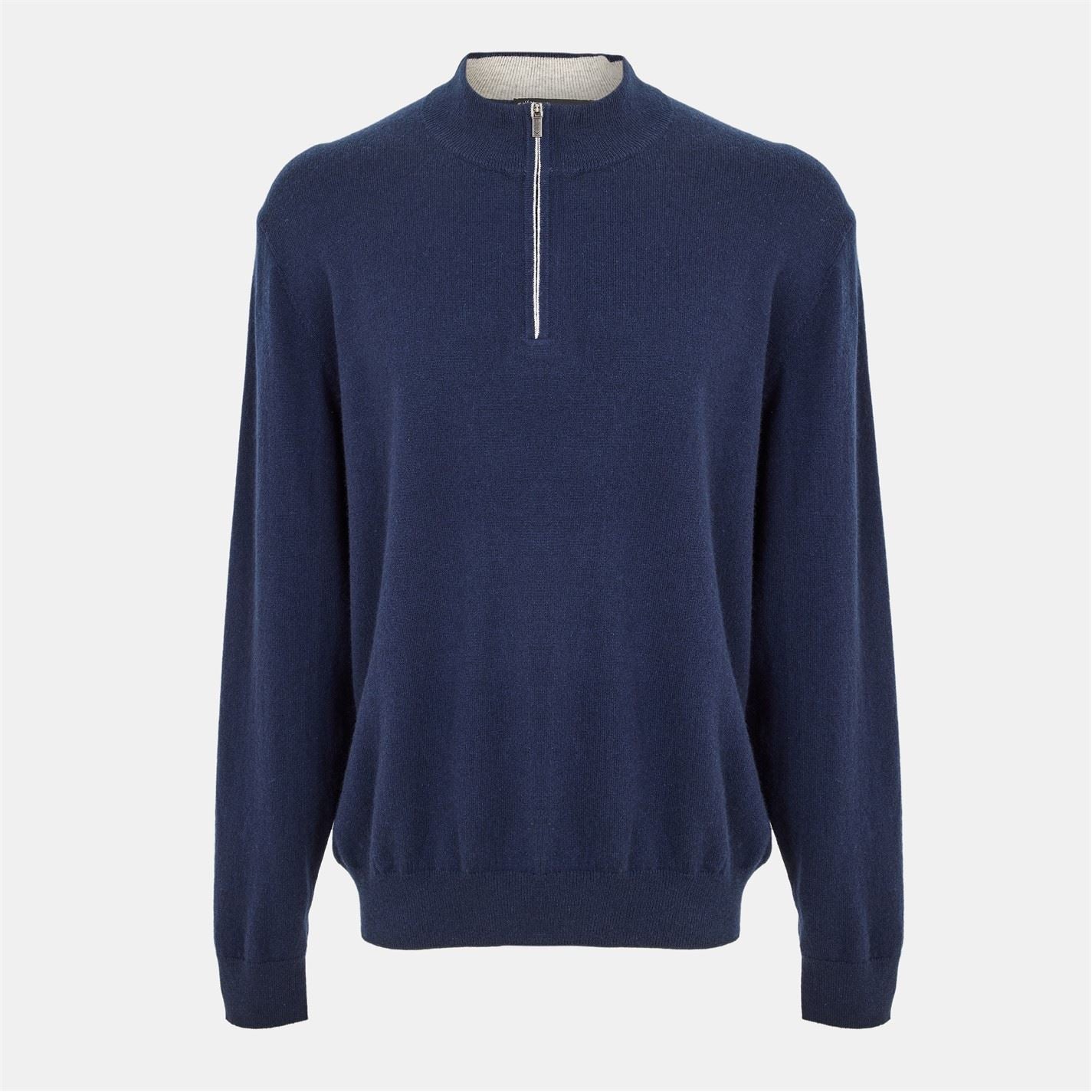 Callaway Premium Luxe Zip Neck Long Sleeve Sweater