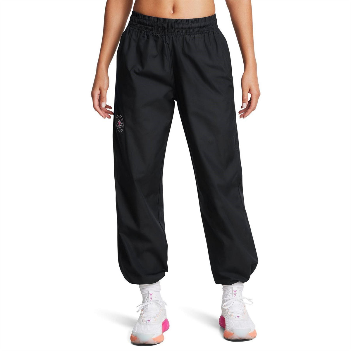 Under Armour Project Rock Solid Patterned Track Pants