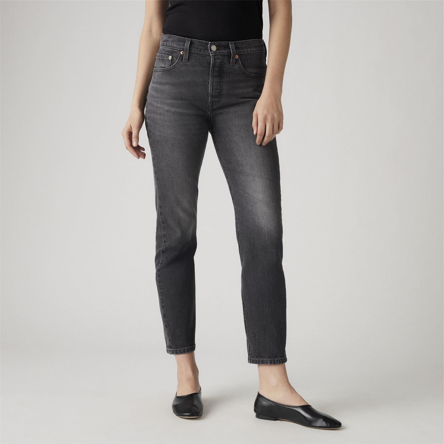 Levis 501 Crop Long Live The Queen