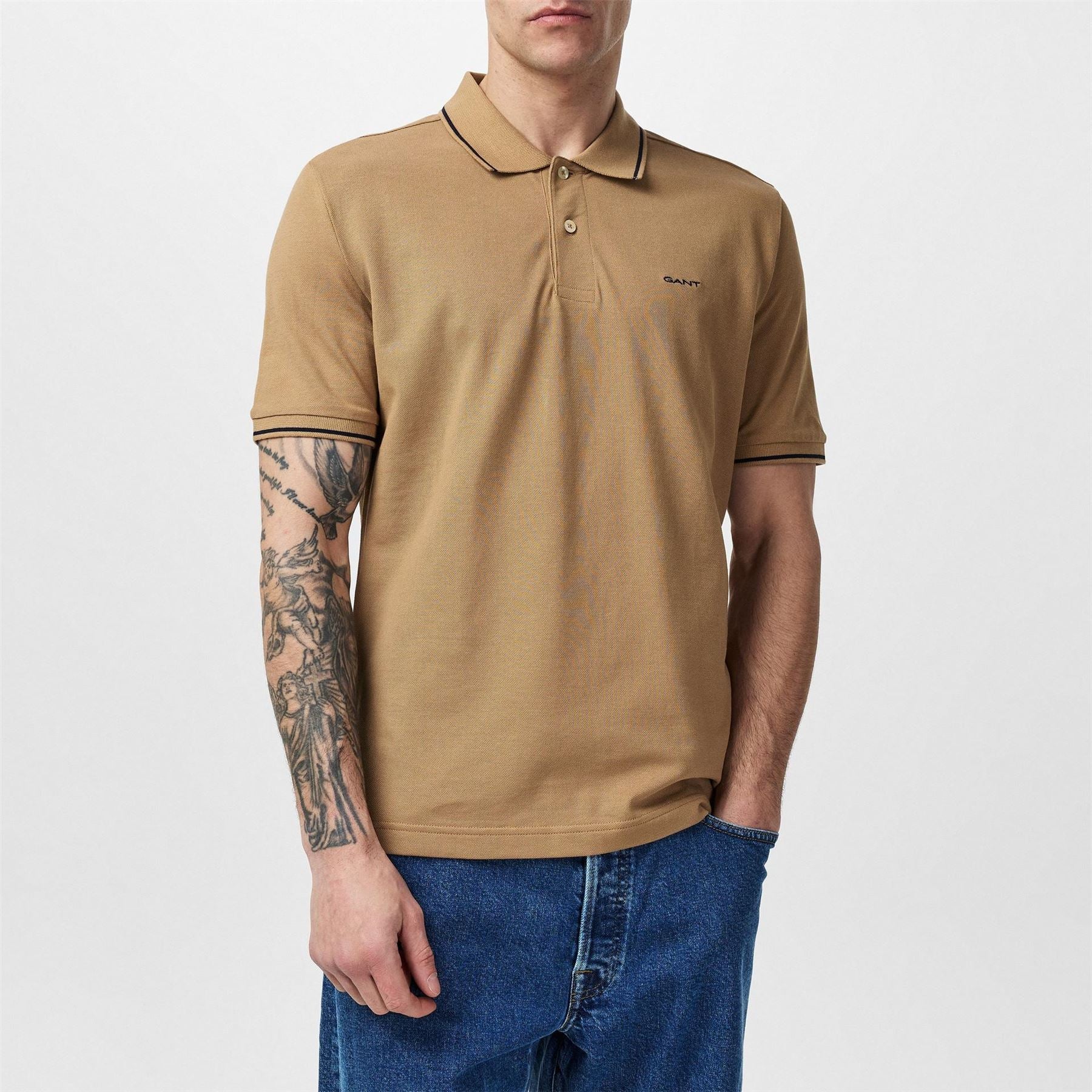 Gant Regular Fit Short Sleeve Pique Shirt
