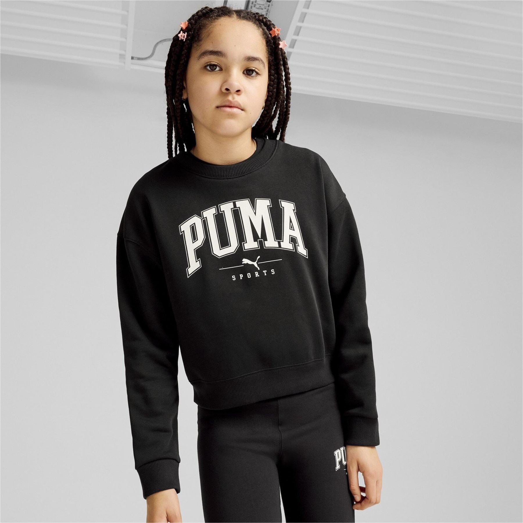 Puma Squad Crew Fl G Sweatshirt Unisex Kids