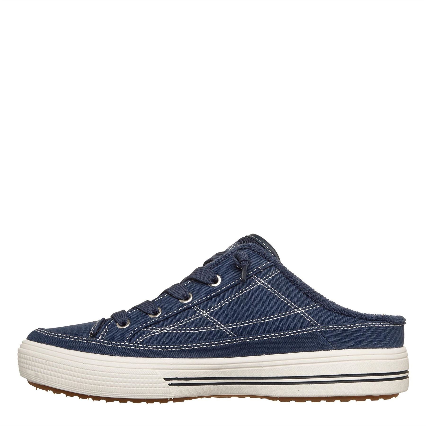 Skechers Arch Fit Sneakers Lace Up Stitched Toe Mules