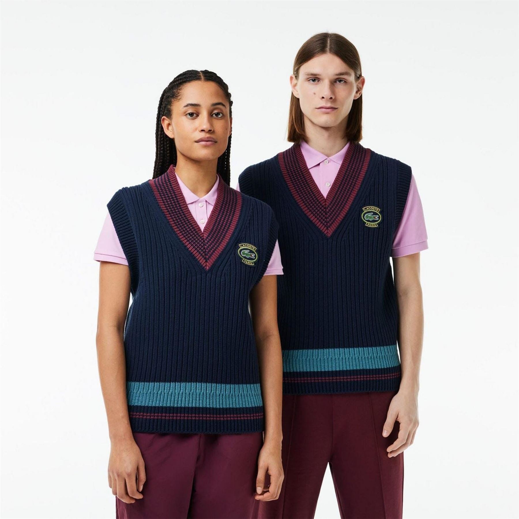 Lacoste Cotton Badge Accent Tennis Sweater
