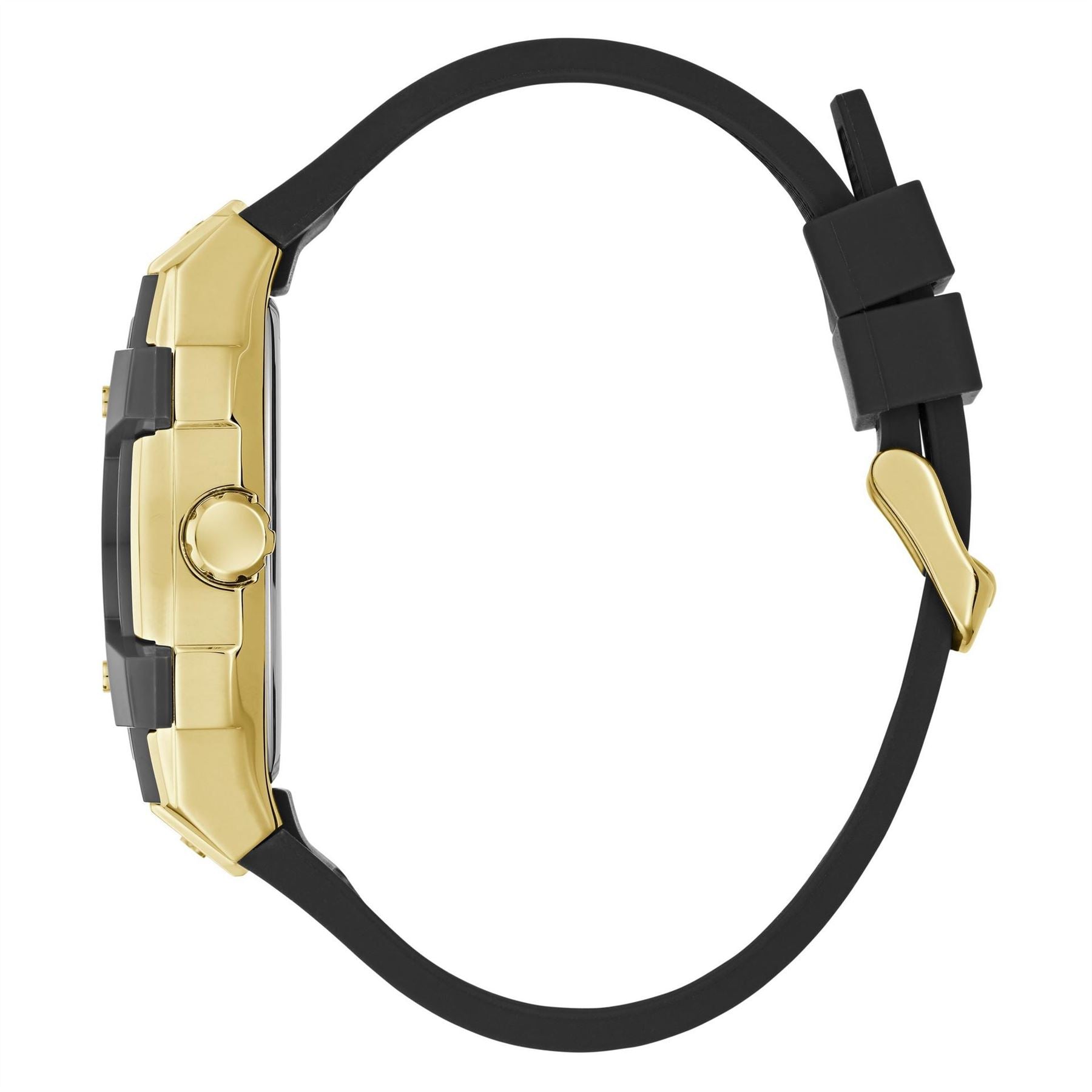 Guess Phoenix Rubber Single Wrap Strap Analogue Fashion Watch