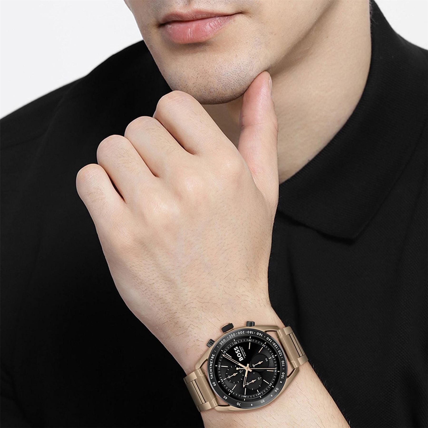 Boss Centre Court Chronograph Water Resistant Analogue Quartz Watch