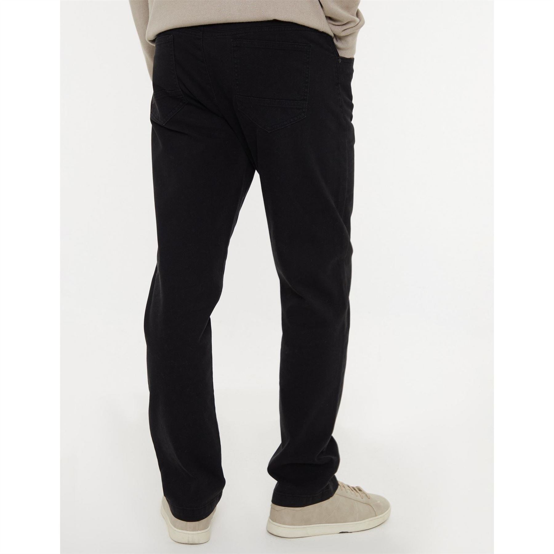 Threadbare Wyesdale Solid Patterned Straight Five Pocket Chinos