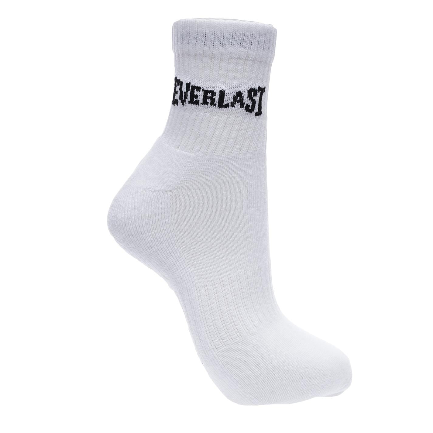 Everlast Mens Quarter Sock 3 Pack