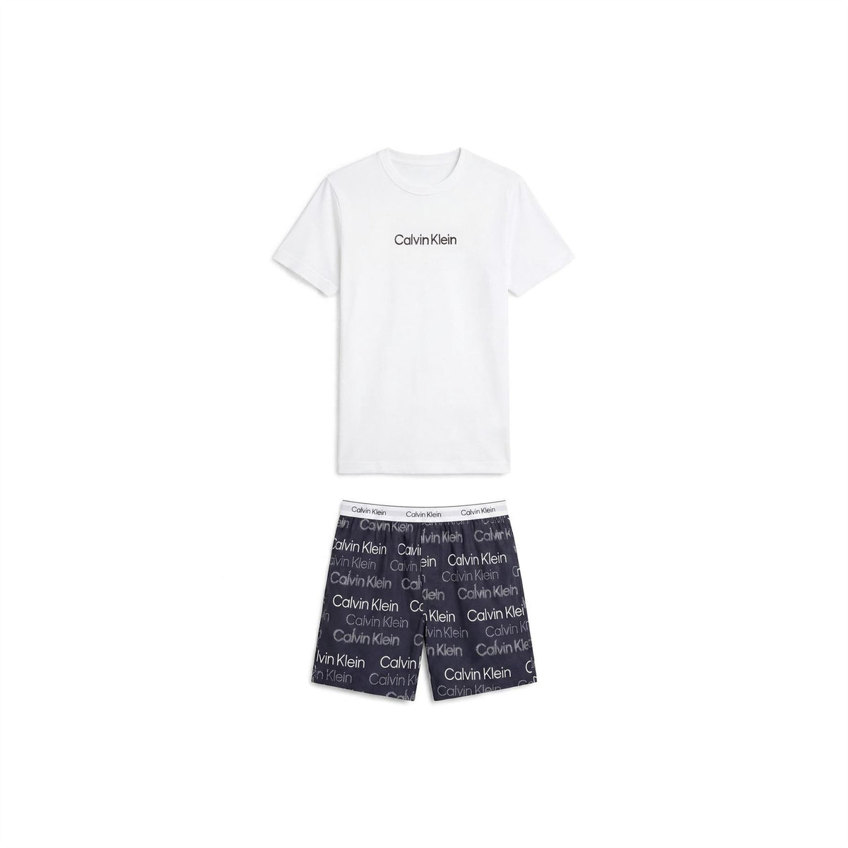 Calvin Klein Short Sleeve Cotton T-Shirt And Shorts Pyjama Set