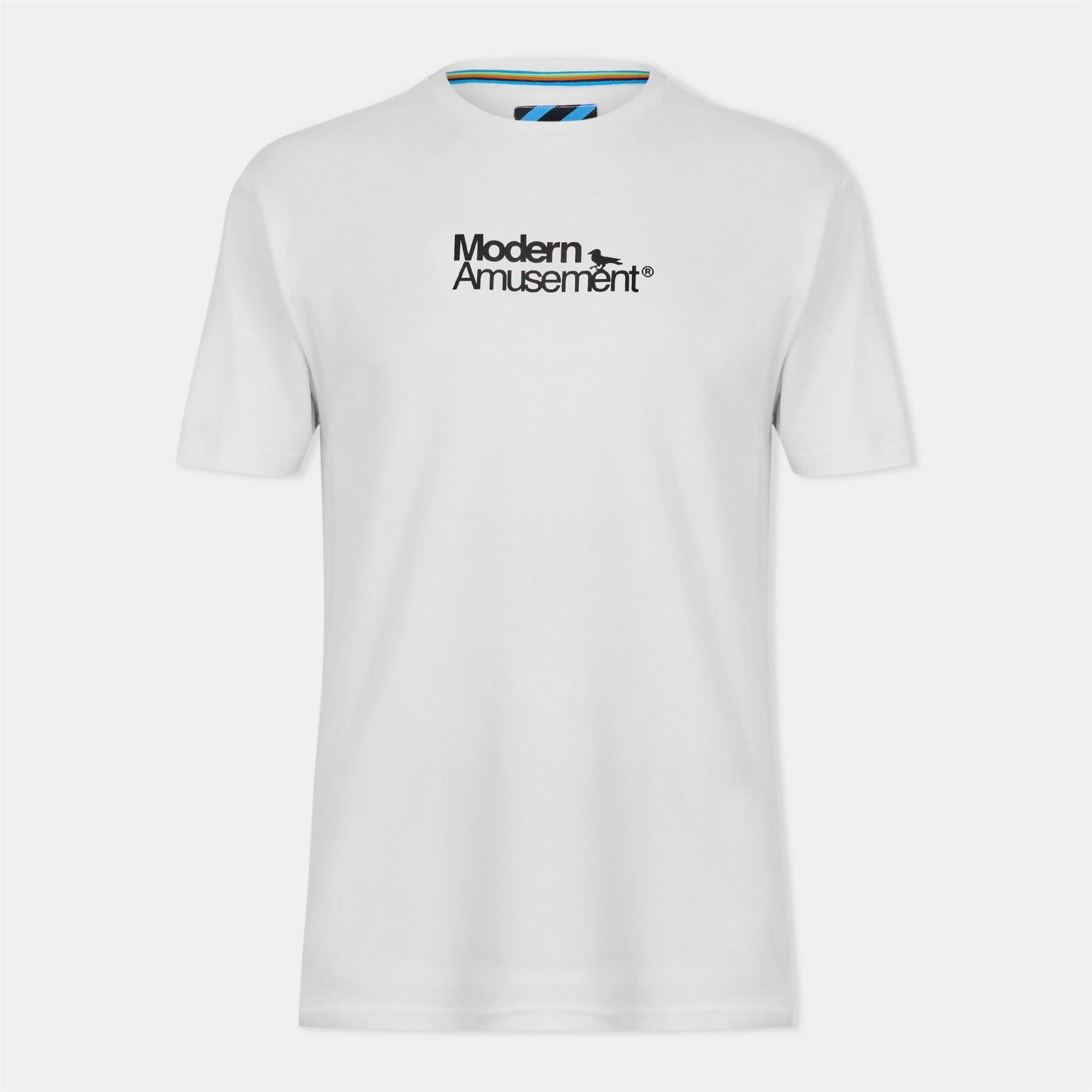 Modern Amusement Slogans Lettering Regular Fit T-Shirt