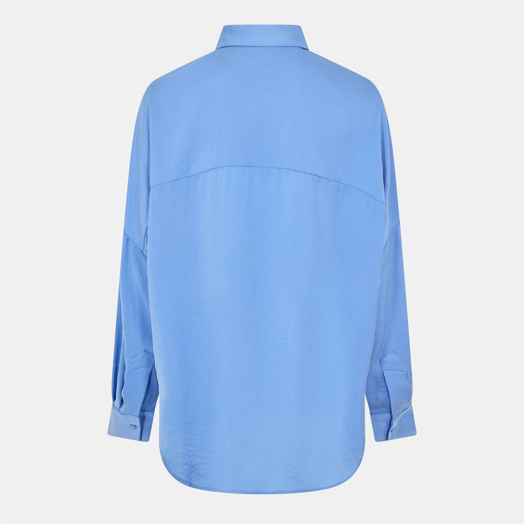 French Connection Damasco Relaxed Fit Drop Shoulder Long Sleeve Point Collar Shirt