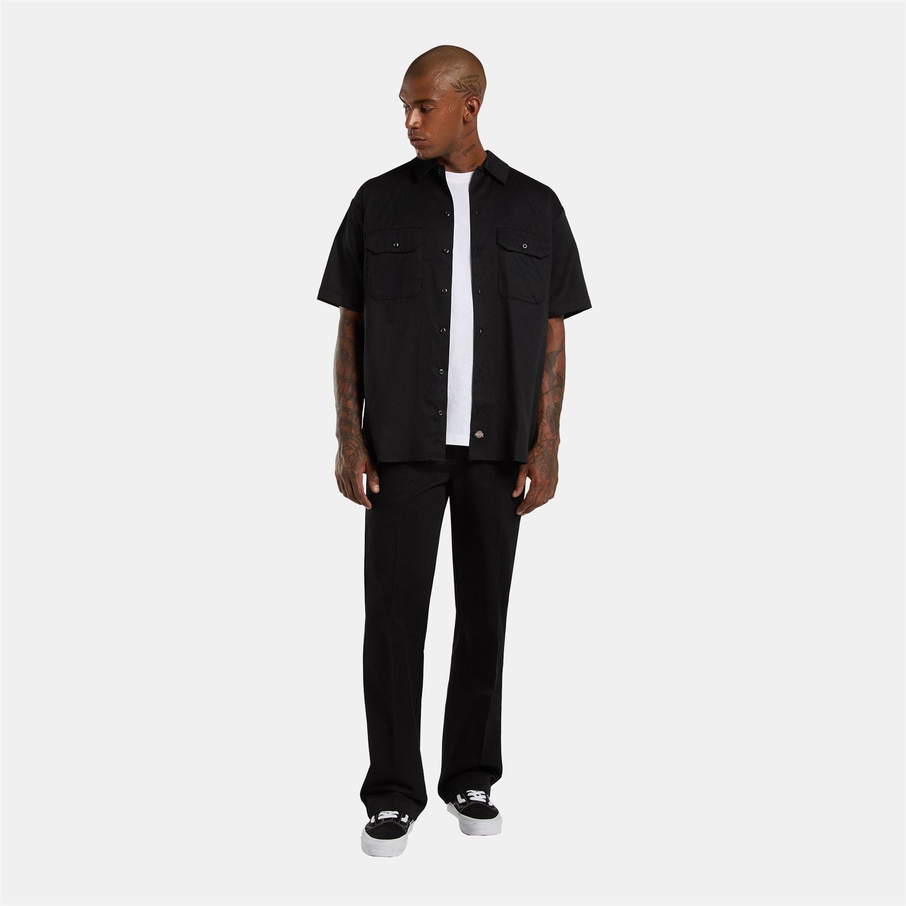 Dickies 247 Solid Patterned Straight Leg Trousers
