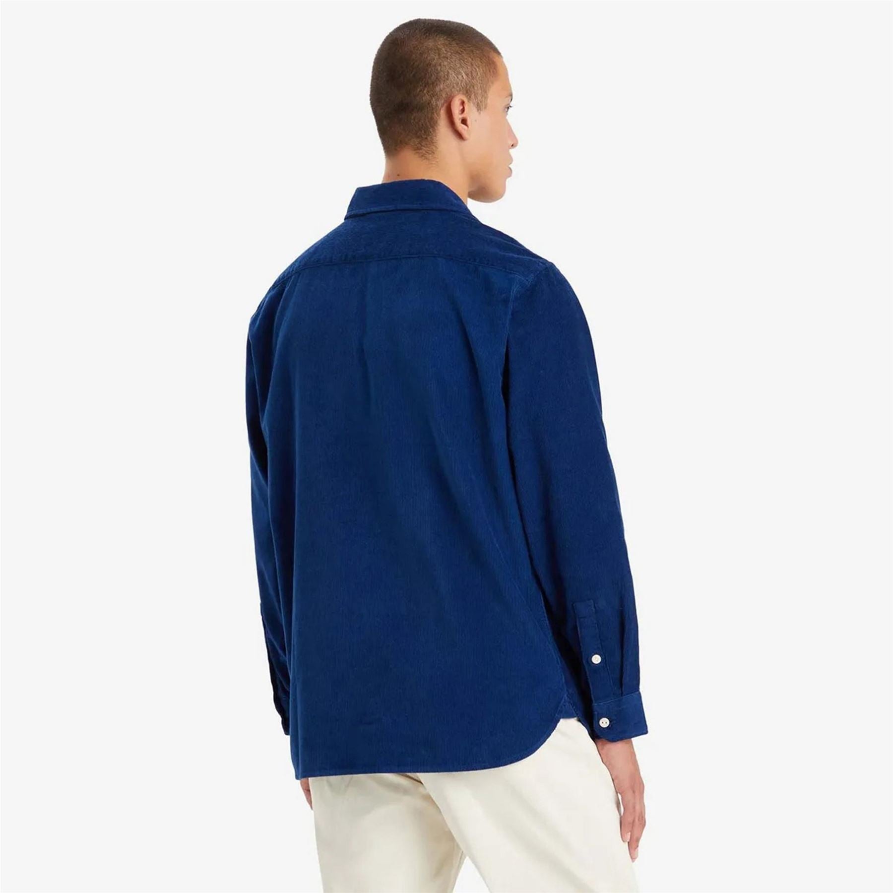 Levis Jackson Solid Patterned Chest Pocket Overshirt
