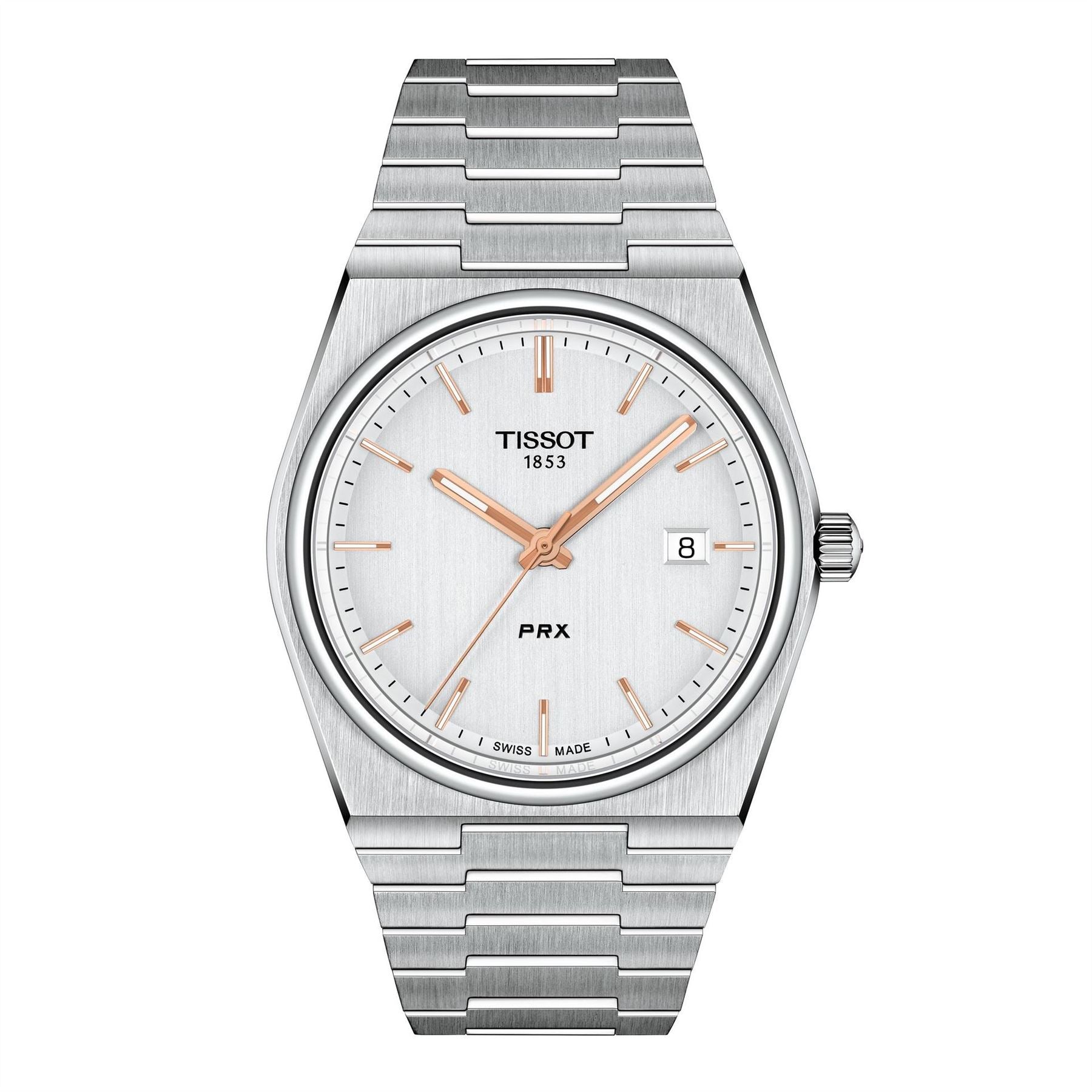 Tissot PRX Stainless Steel 40mm Water Resistant Analogue Quartz Watch