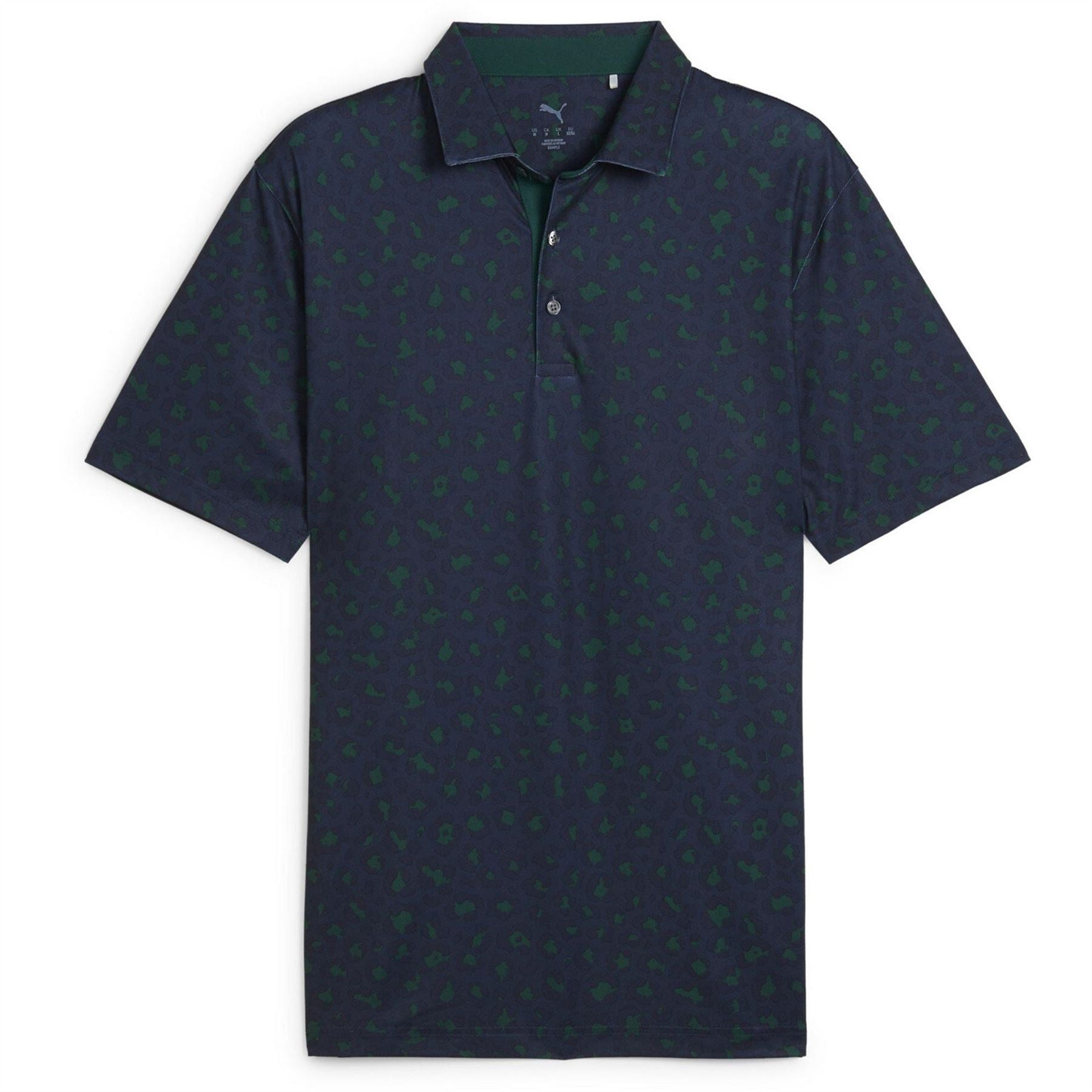 Puma Cloudspun Rosette Short Sleeve Performance Polo Shirt