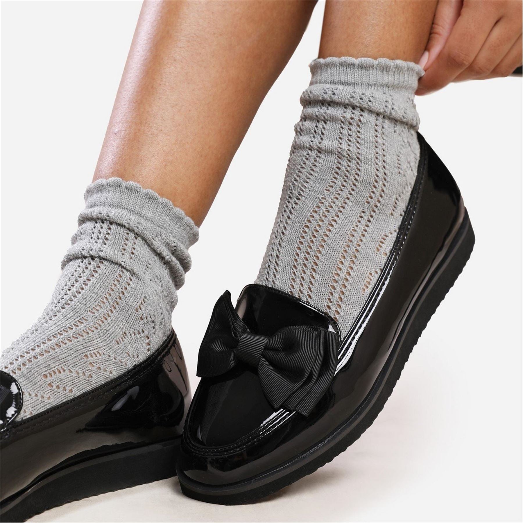 Wheres That From Alpha Round Toe Flat Heel Loafers