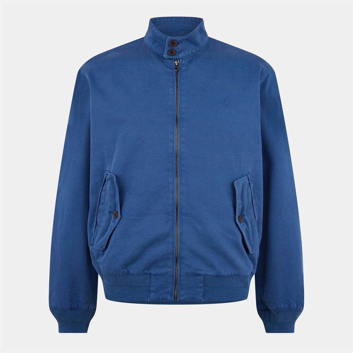 Polo Ralph Lauren Bedford Solid Patterned Ribbed Cuff Windbreaker Jacket