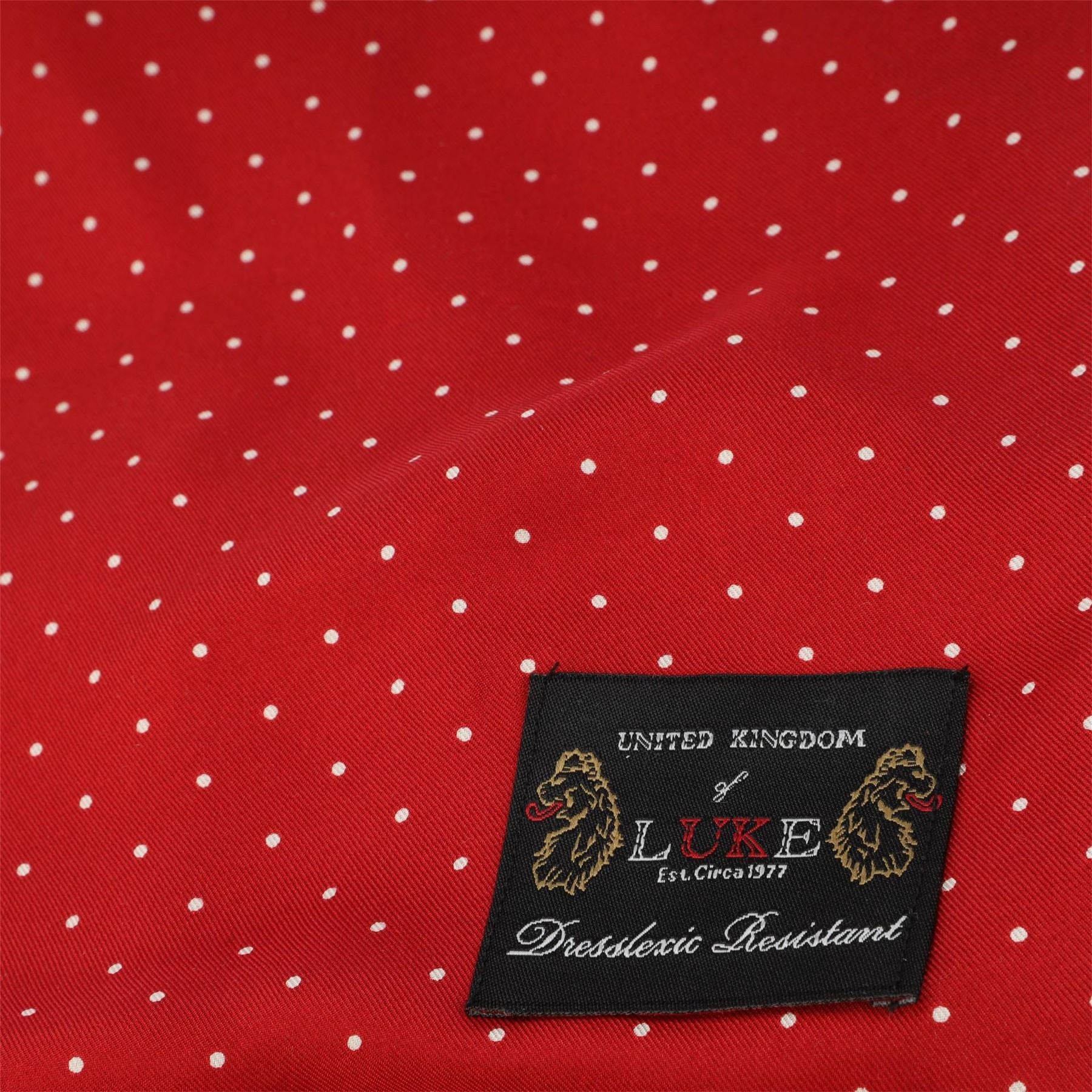 Luke Polka Dot Oblong Scarf