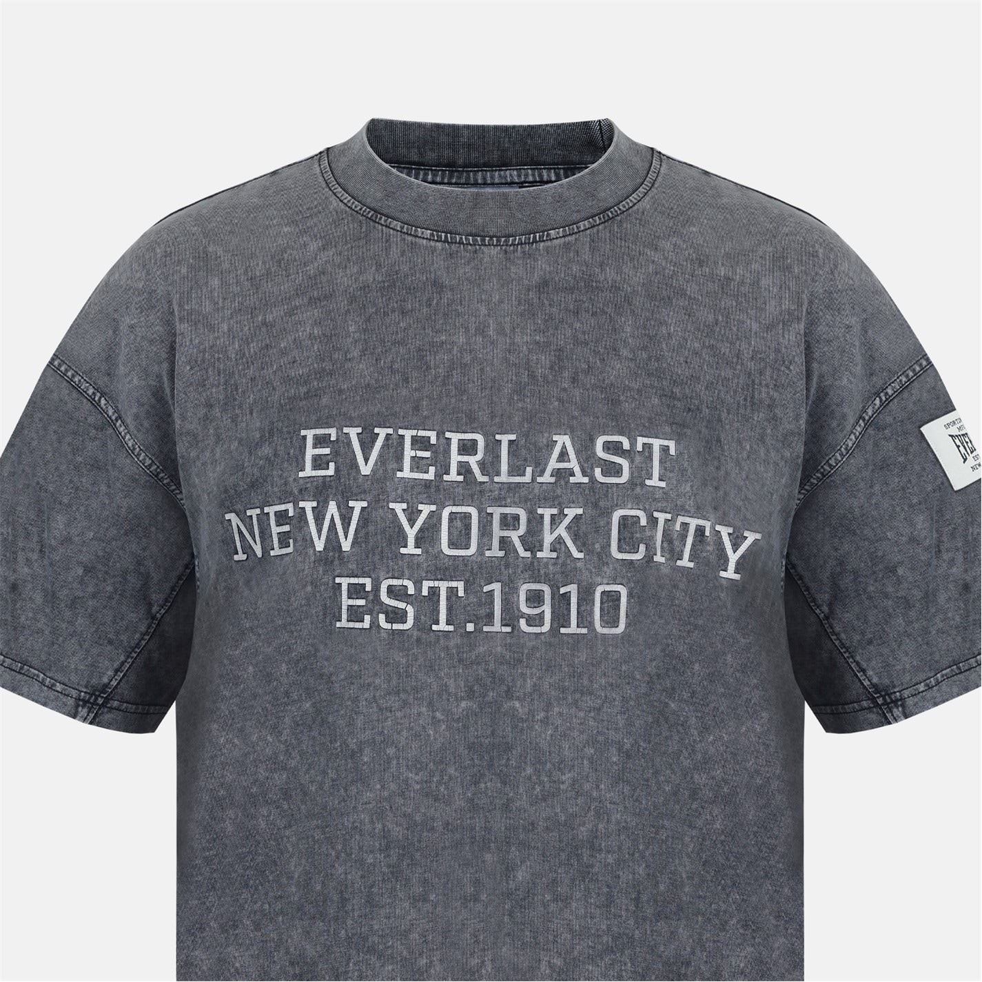 Everlast NYC Logo Crew Neck Short Sleeve Boyfriend T-Shirt