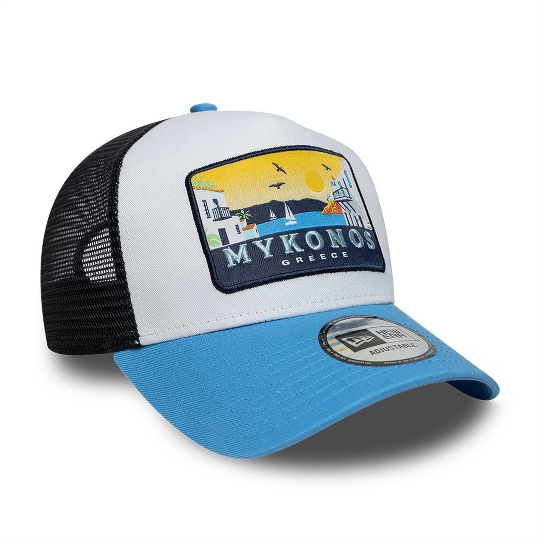 New Era Patch A Frame Adjustable Trucker Cap